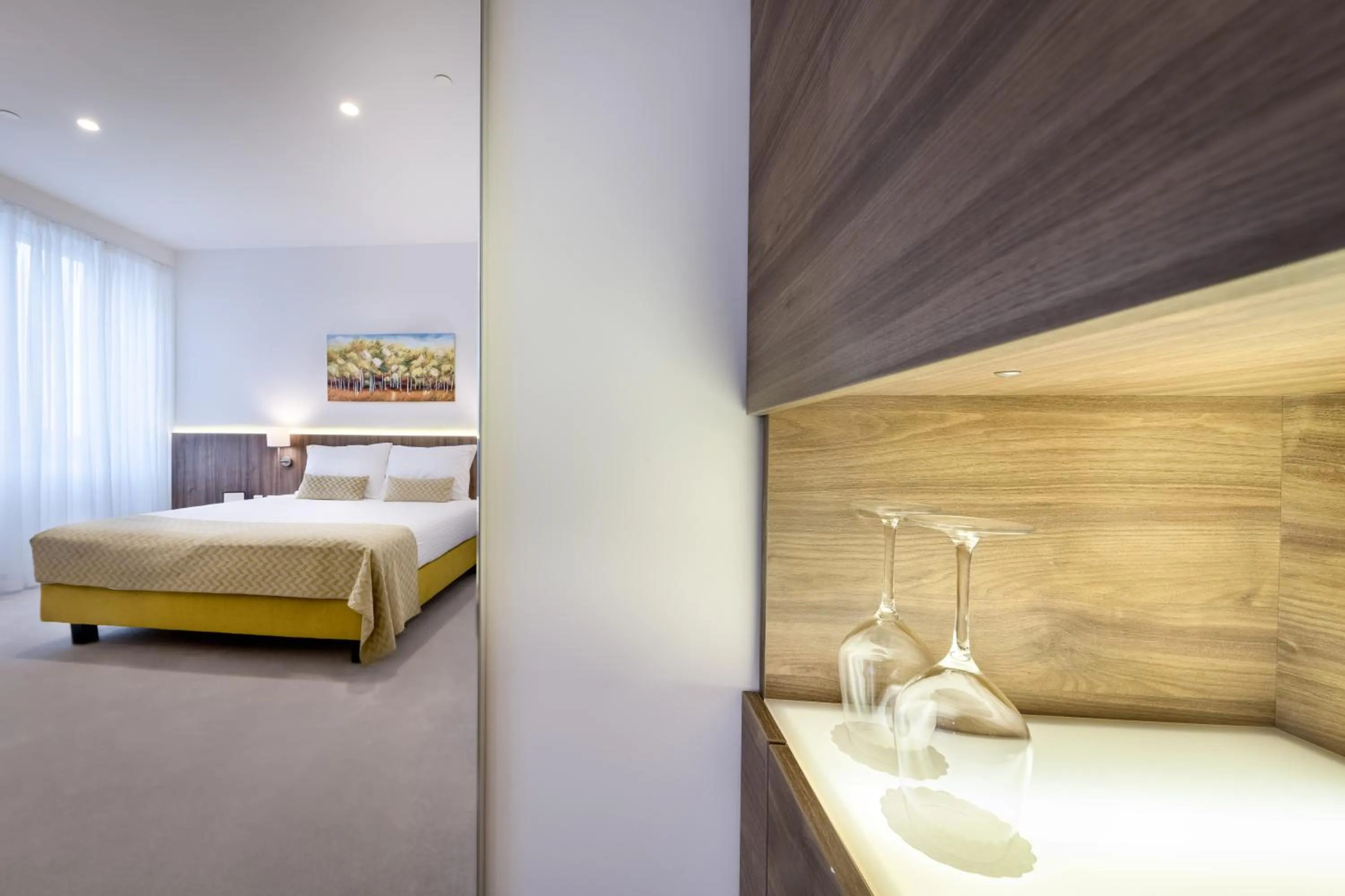 Bedroom, Bed in Hotel Garden Hill