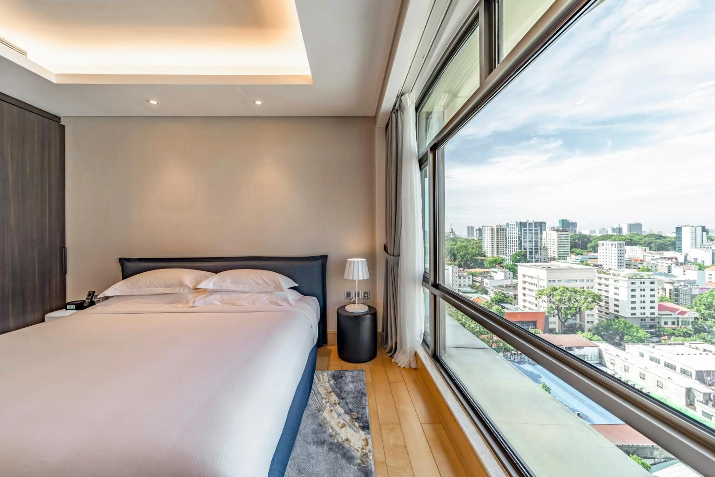 Bed in Sherwood Suites