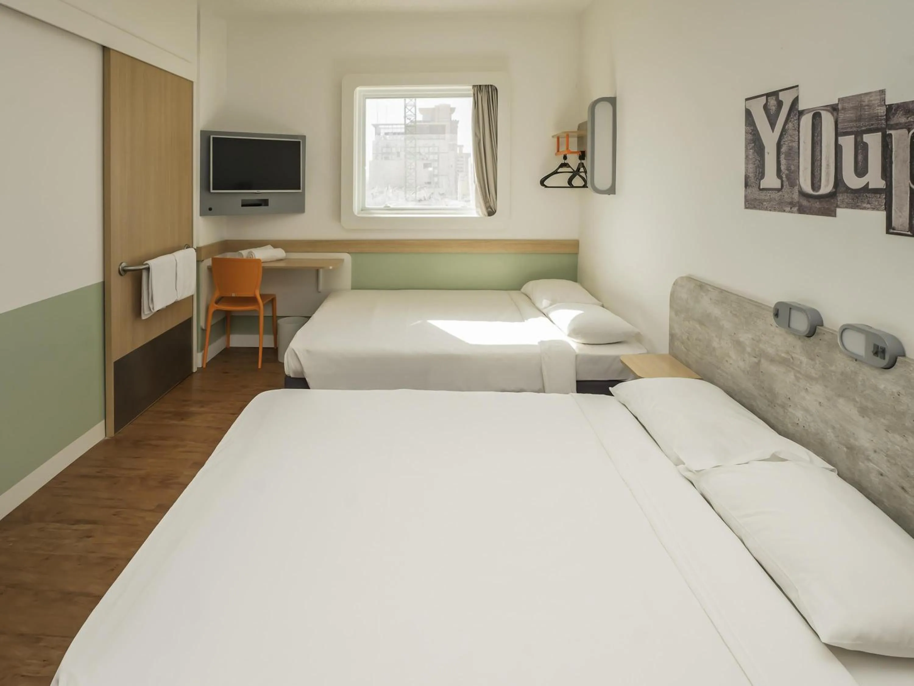 Bedroom, Bed in ibis budget Campinas Aquidaban