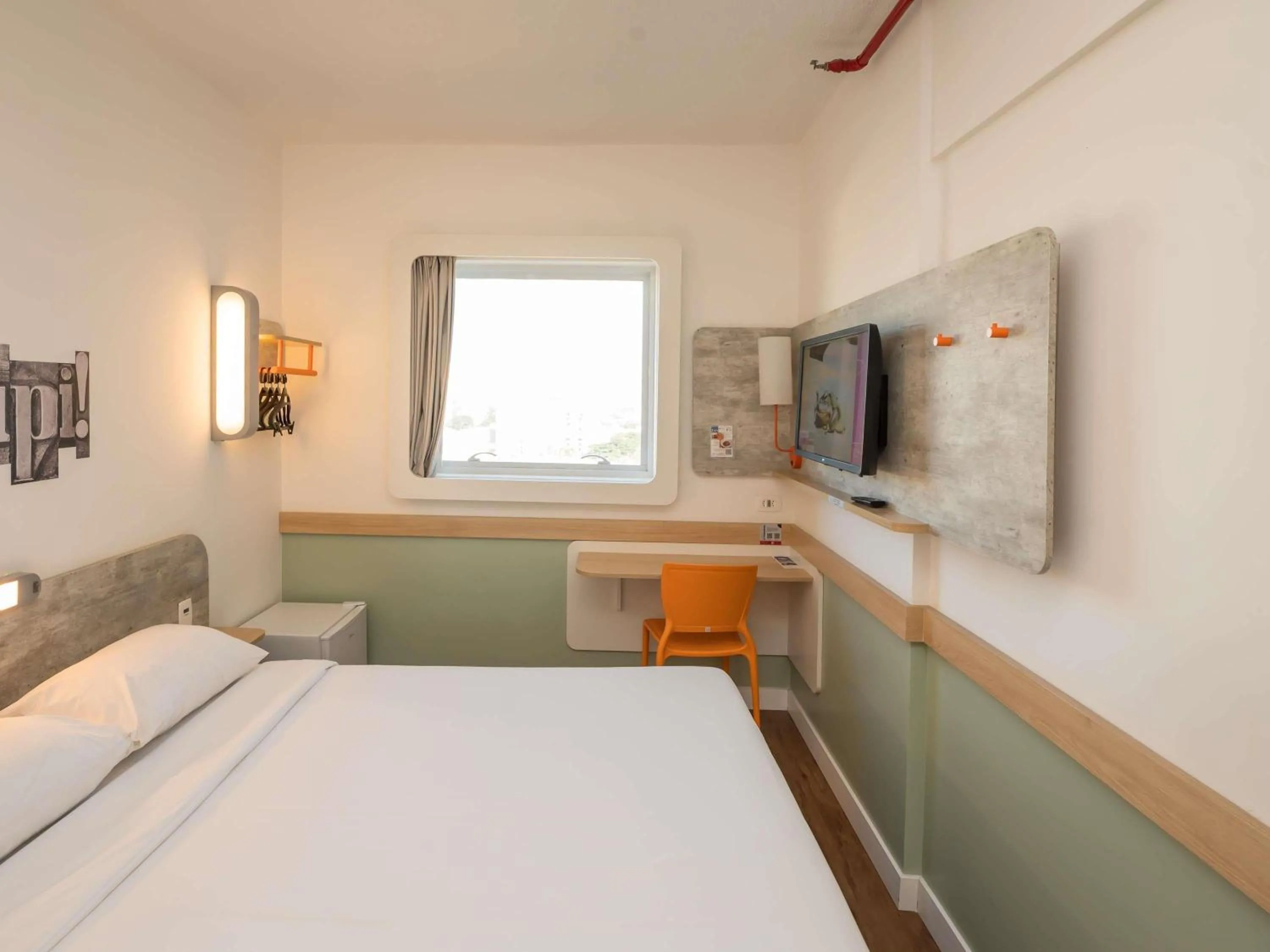 Bedroom, Bed in ibis budget Campinas Aquidaban