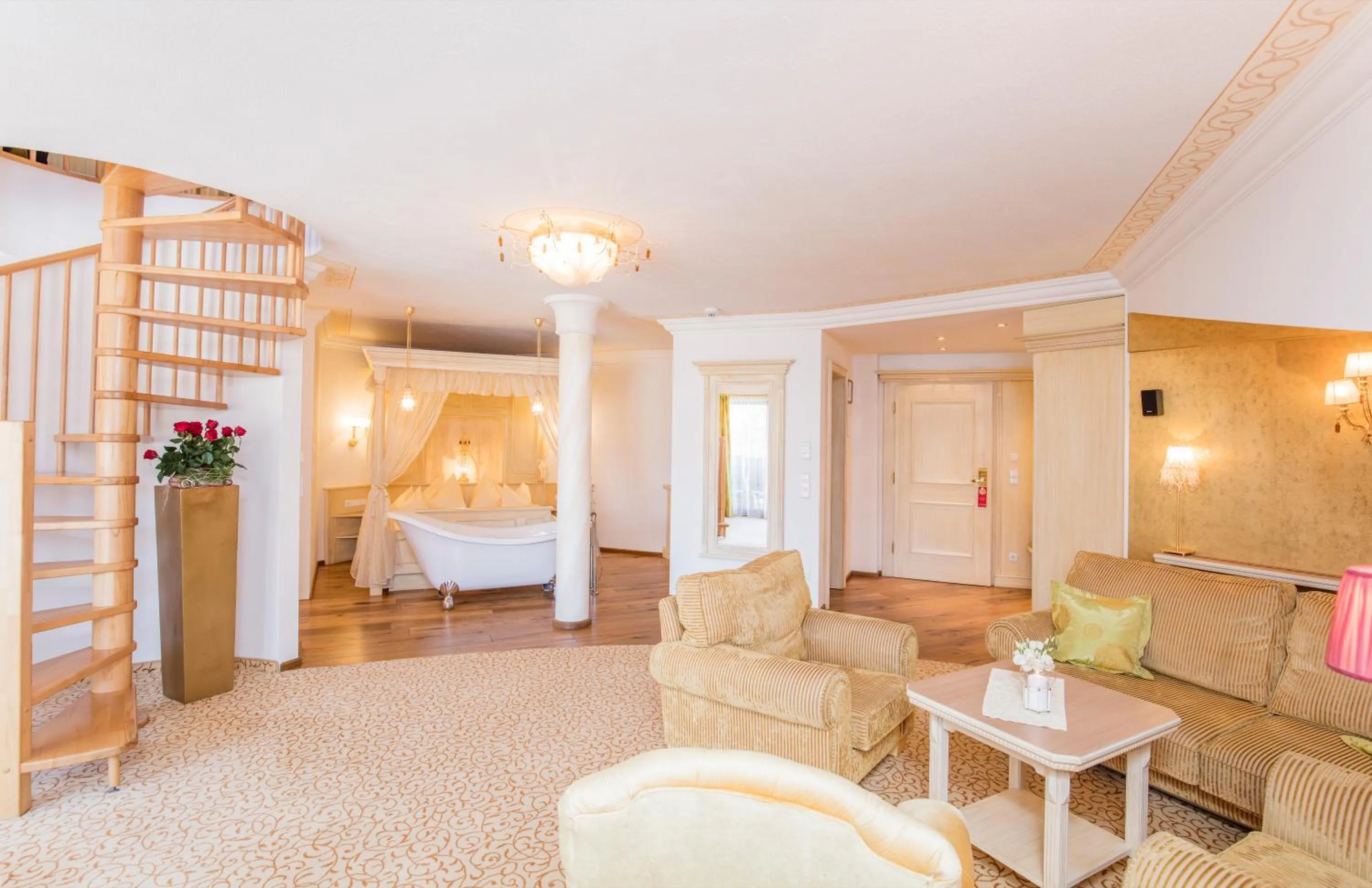 Photo of the whole room, Bed in Der Lärchenhof