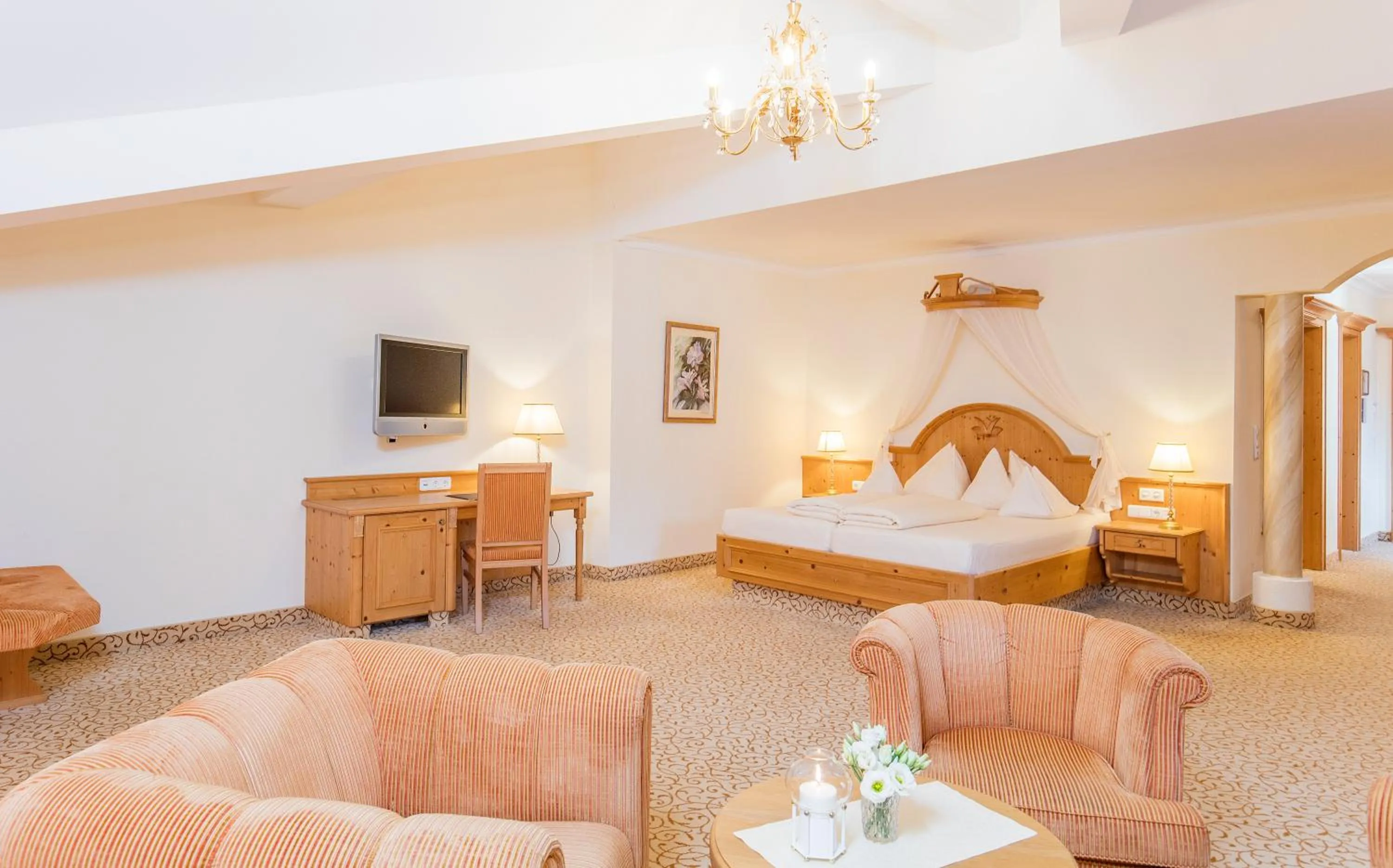 Photo of the whole room, Bed in Der Lärchenhof