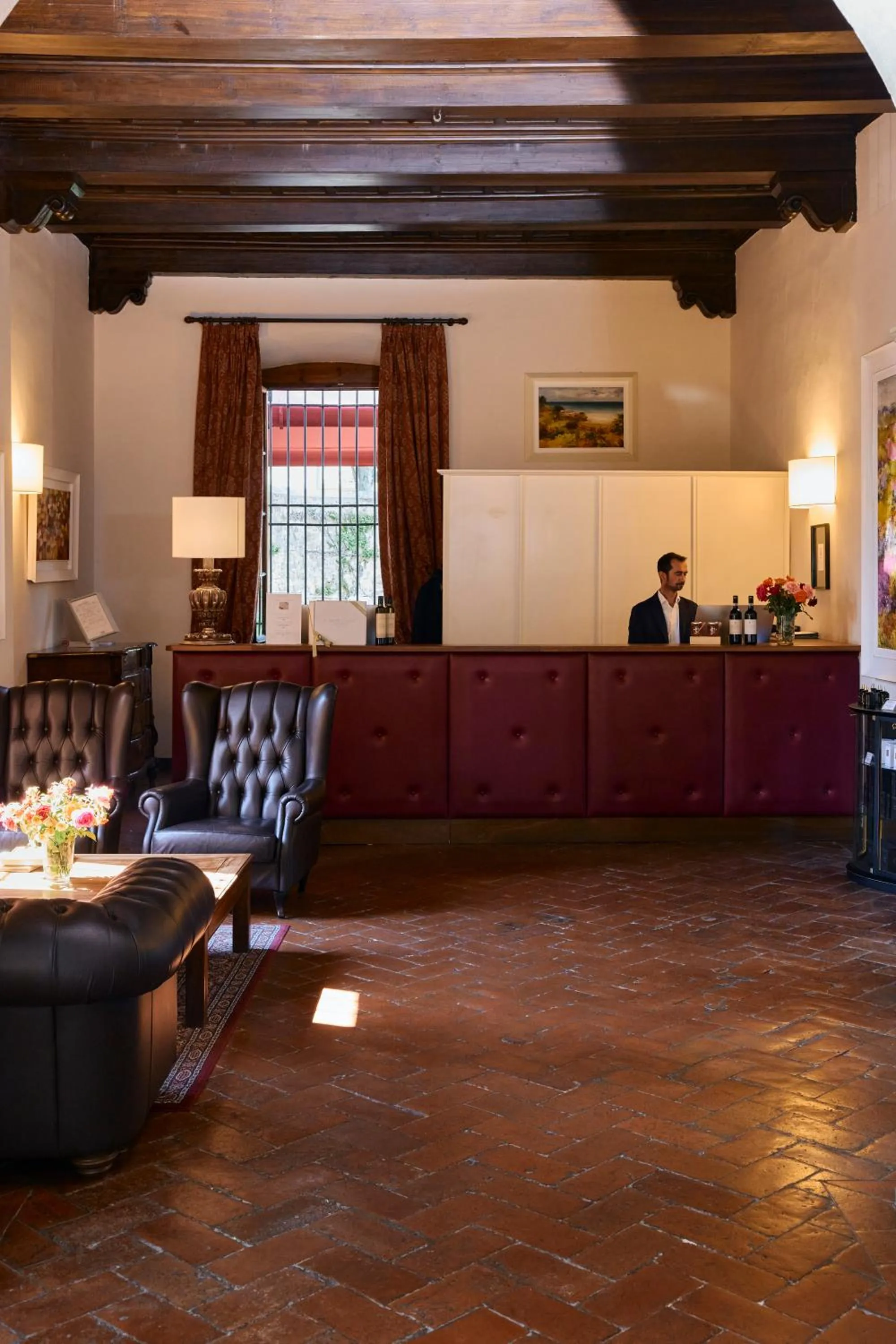 Lobby or reception in Art Hotel Villa Agape - Place of Charme