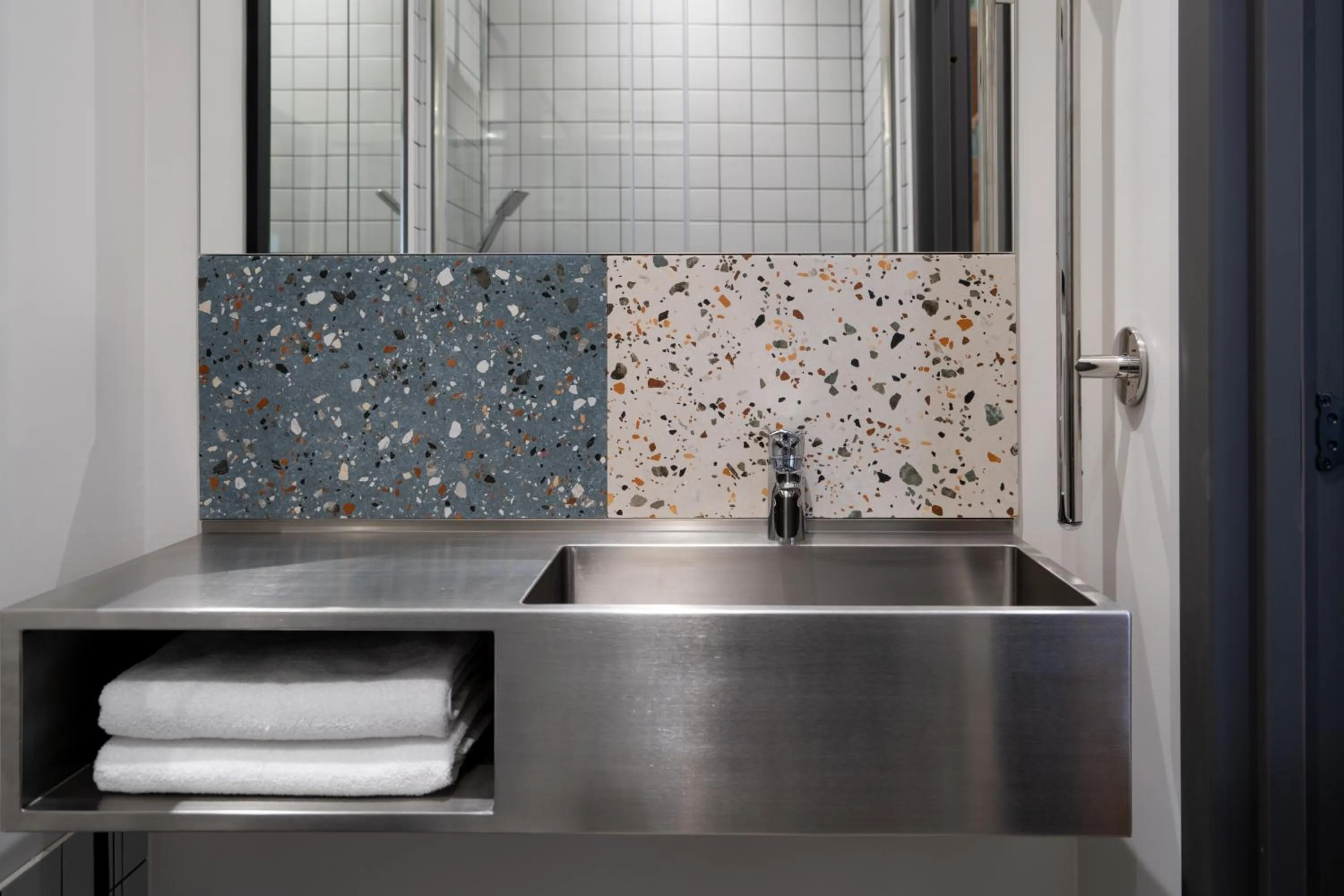 Bathroom in Corner Hotel