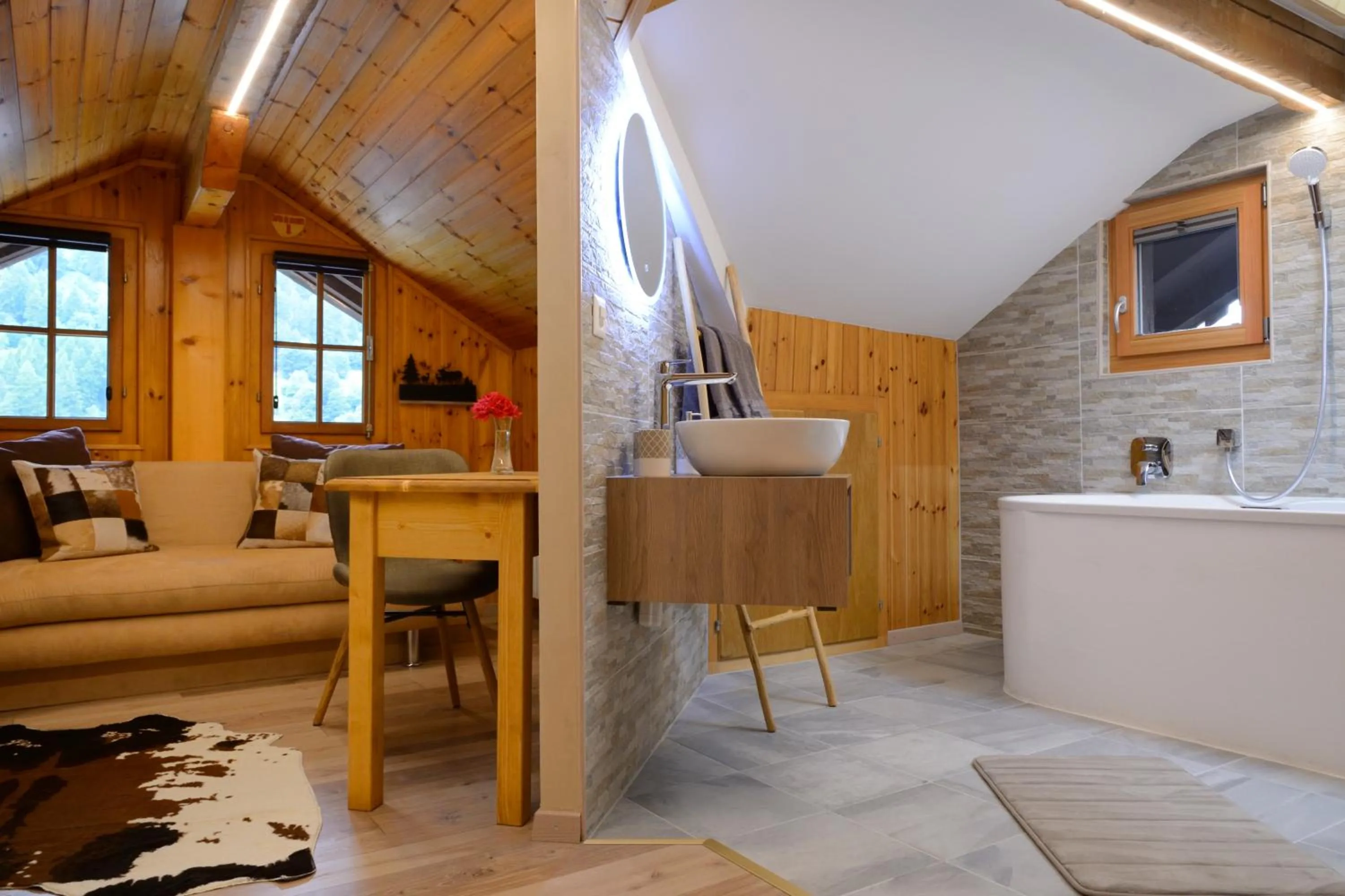 Shower in Hôtel Dents de Veisivi