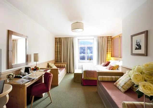 Bed in Schloss Hotel & Spa Pontresina