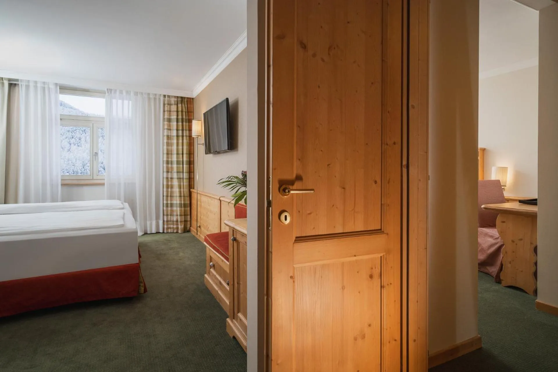 Double interconnecting rooms with Spa Access in Schloss Hotel & Spa Pontresina