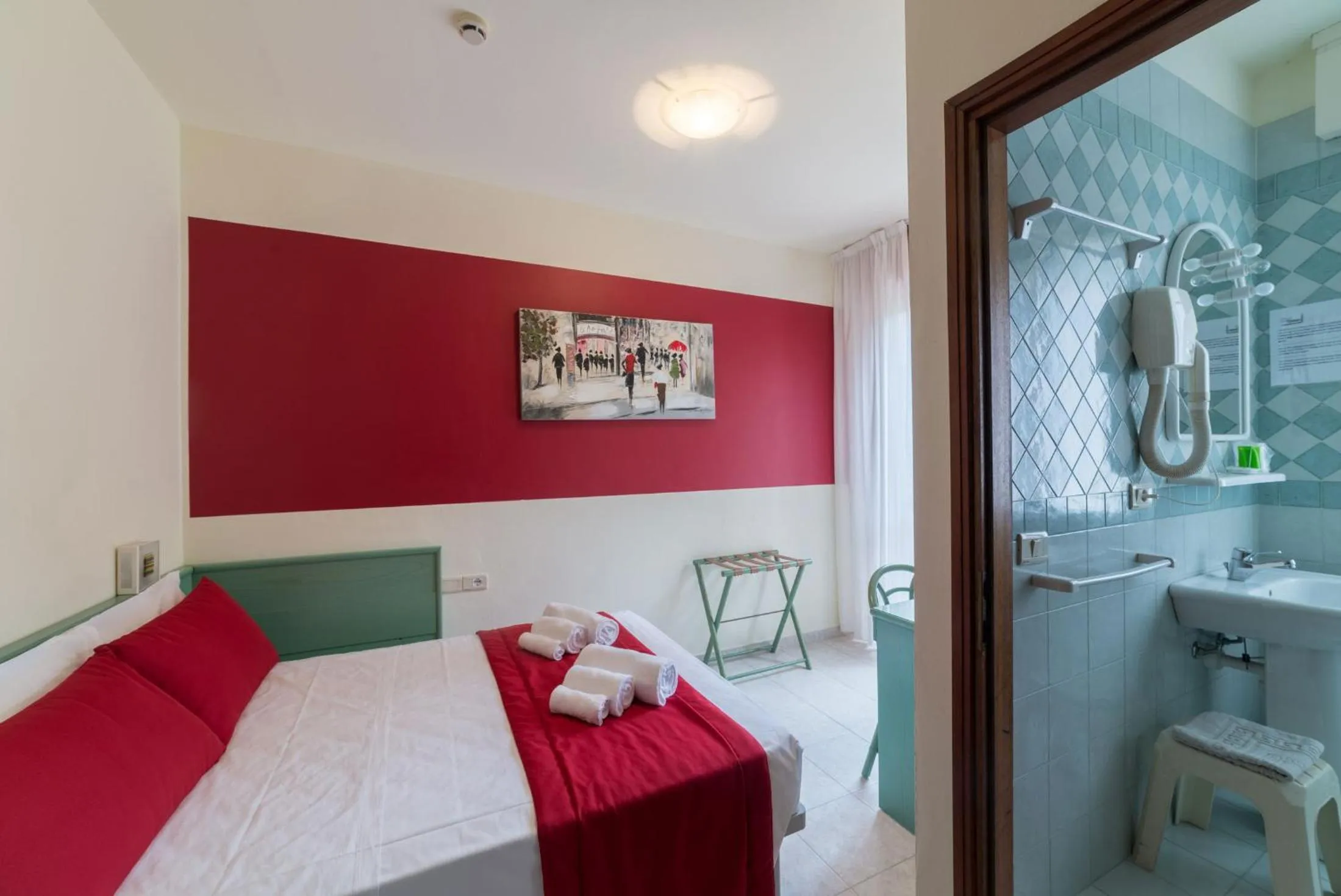 Bedroom, Bed in Hotel Airone