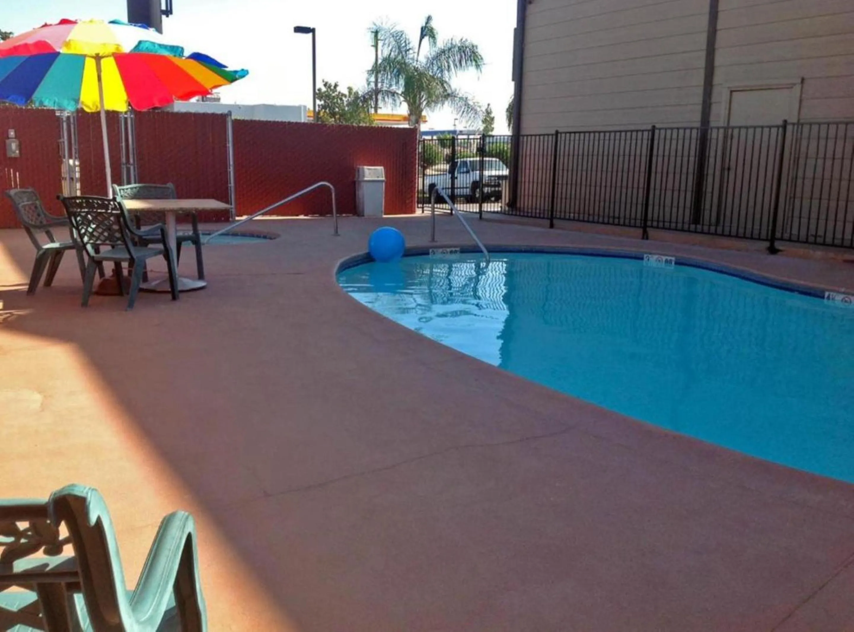Swimming pool in Studio 6 Suites Delano, CA