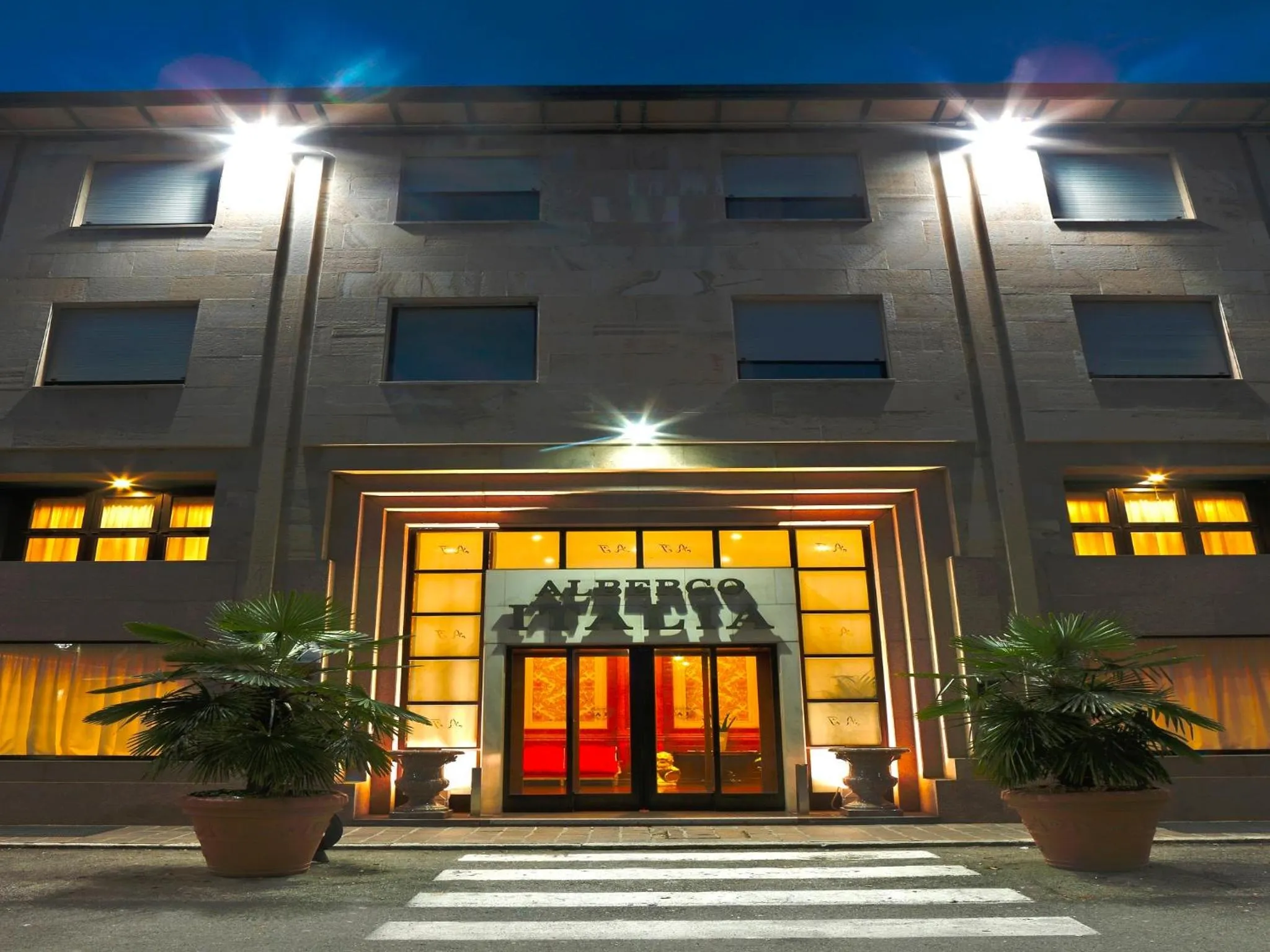 Facade/entrance in Albergo Italia
