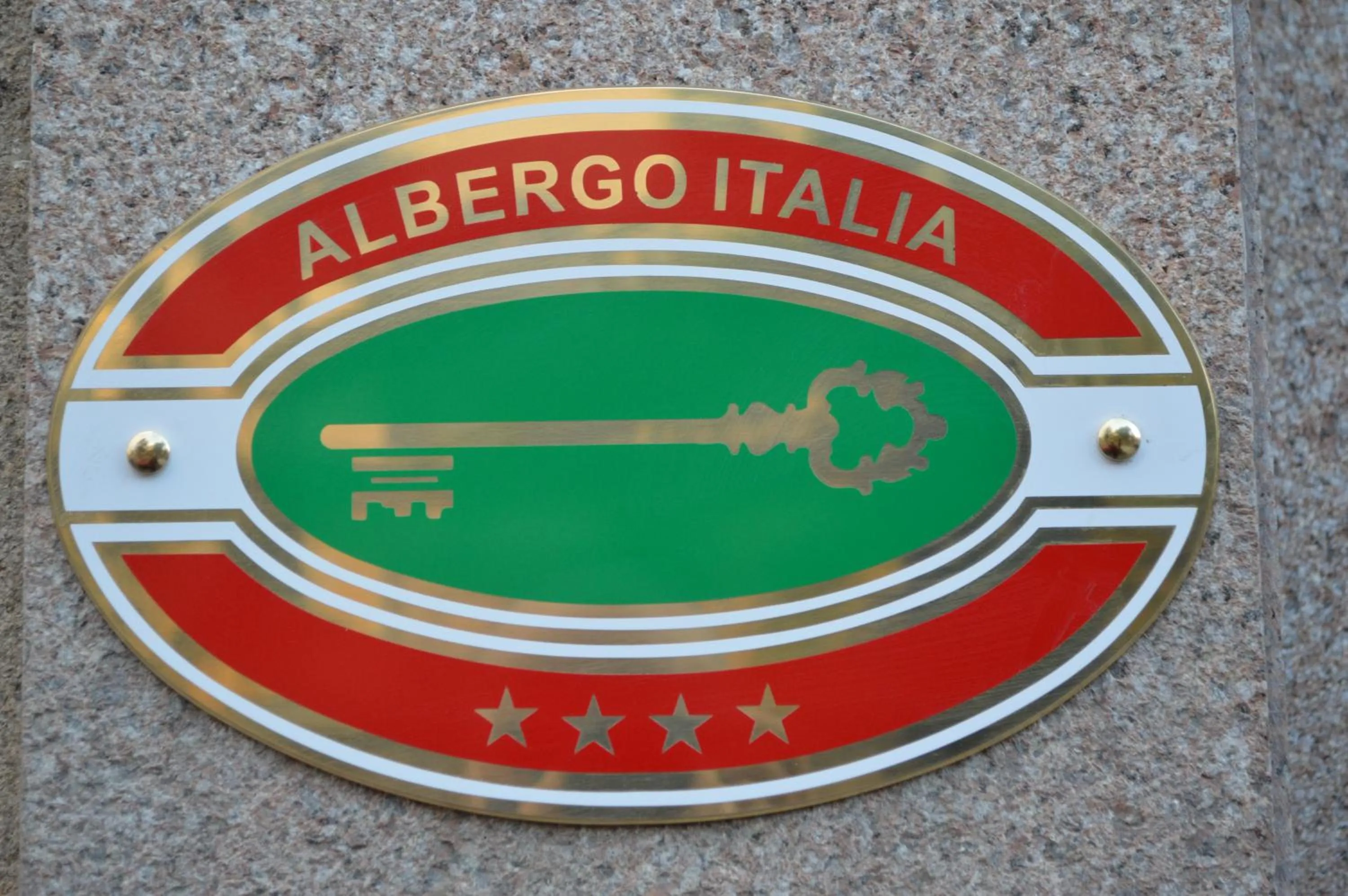 Logo/Certificate/Sign in Albergo Italia