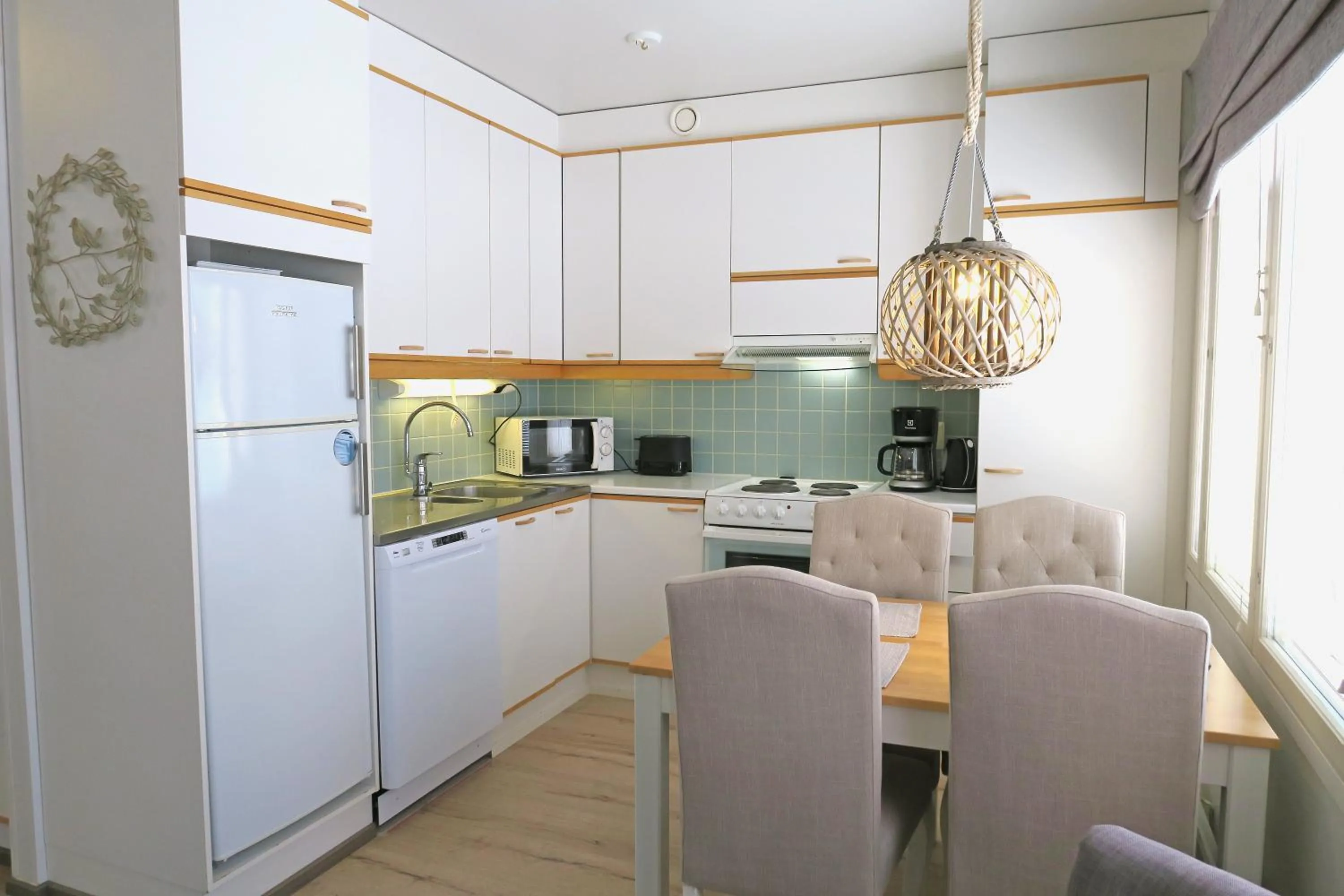 Kitchen or kitchenette in Apartments Huili