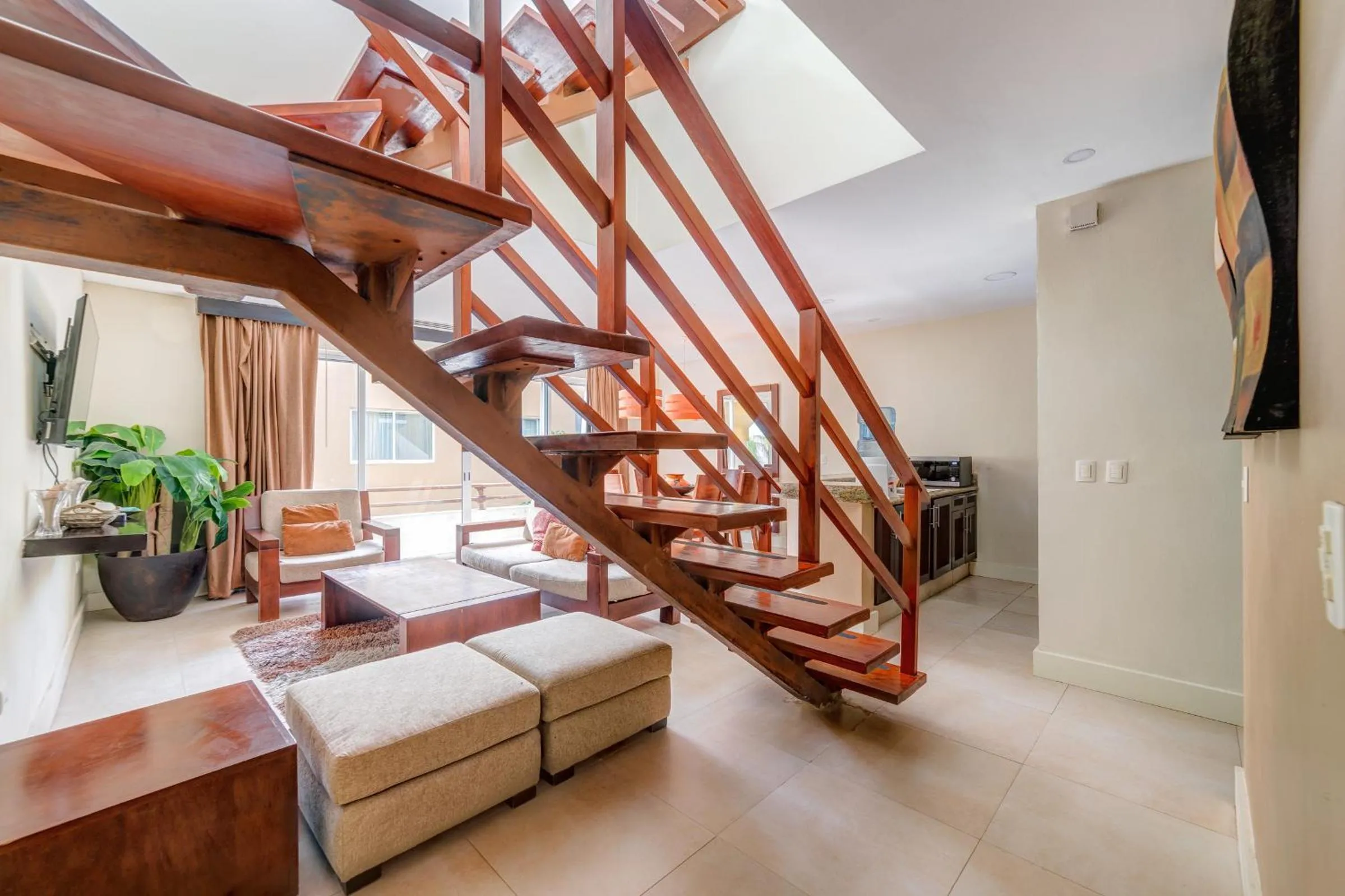 Living room in Pueblito Escondido by Mistik Vacation Rentals