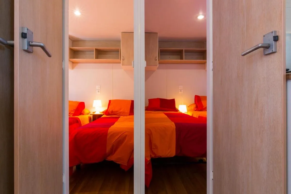 Bed in Camping Bungalows El Far