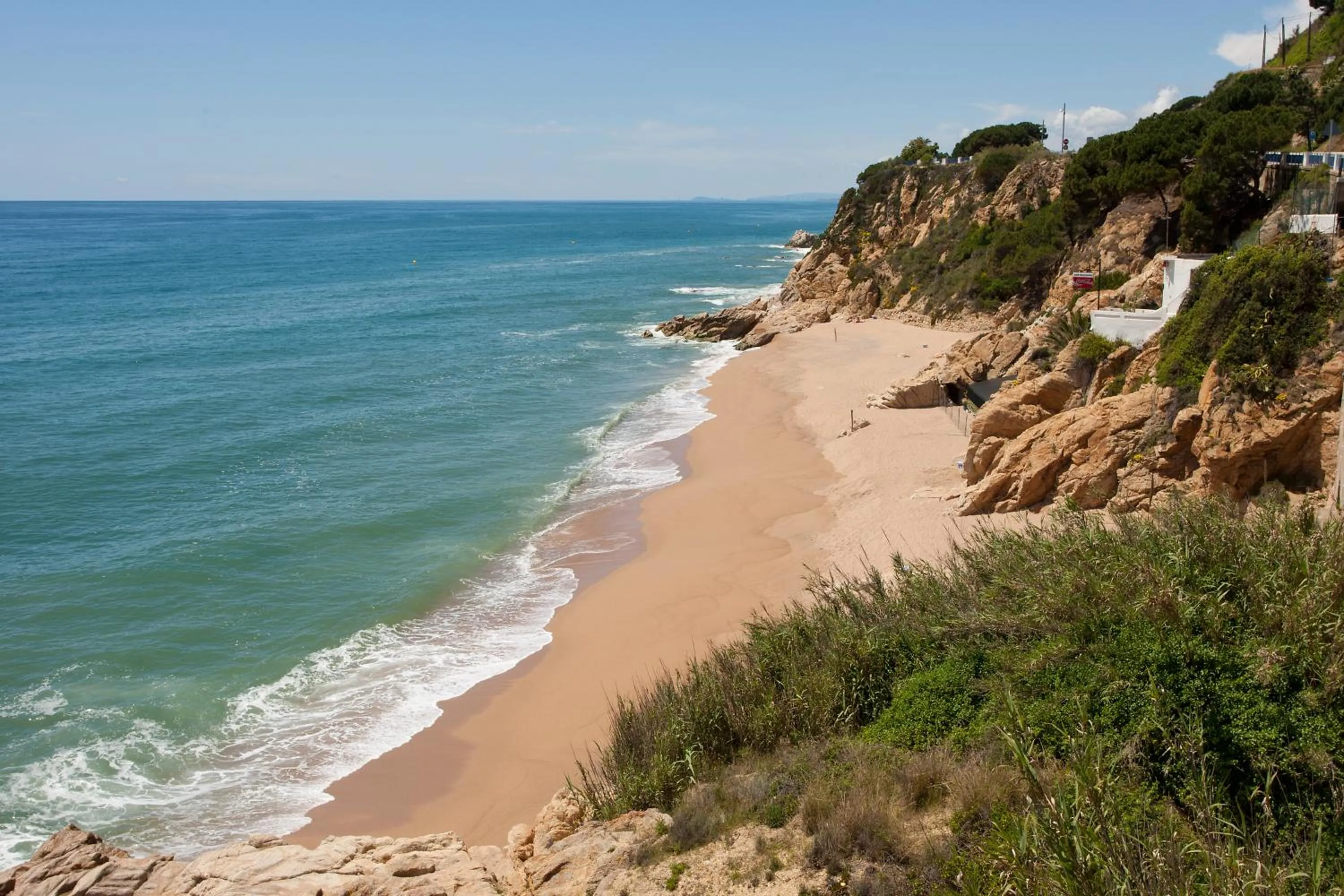 Beach in Camping Bungalows El Far