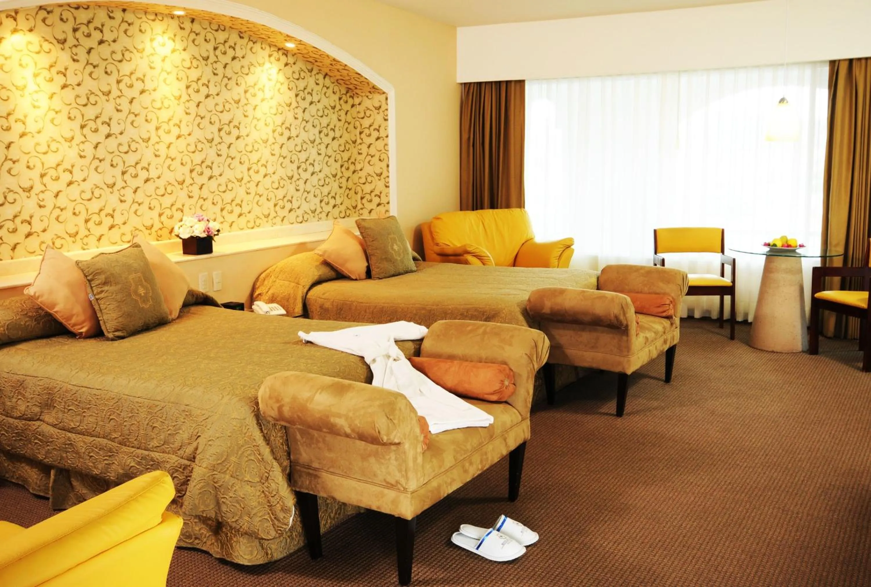 Bed in Hotel Baruk Teleférico Centro Histórico