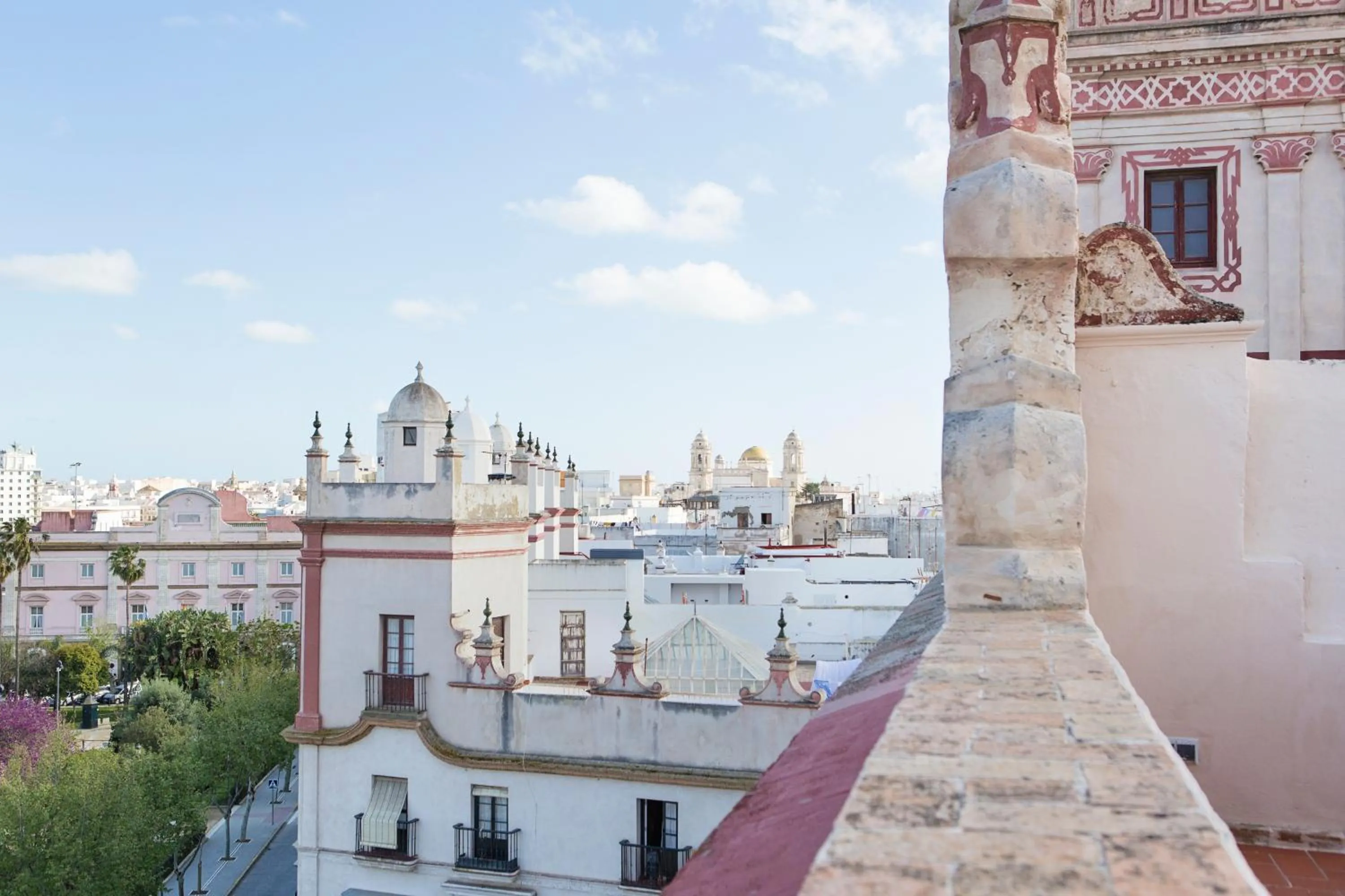 City view in Hotel Casa de las Cuatro Torres