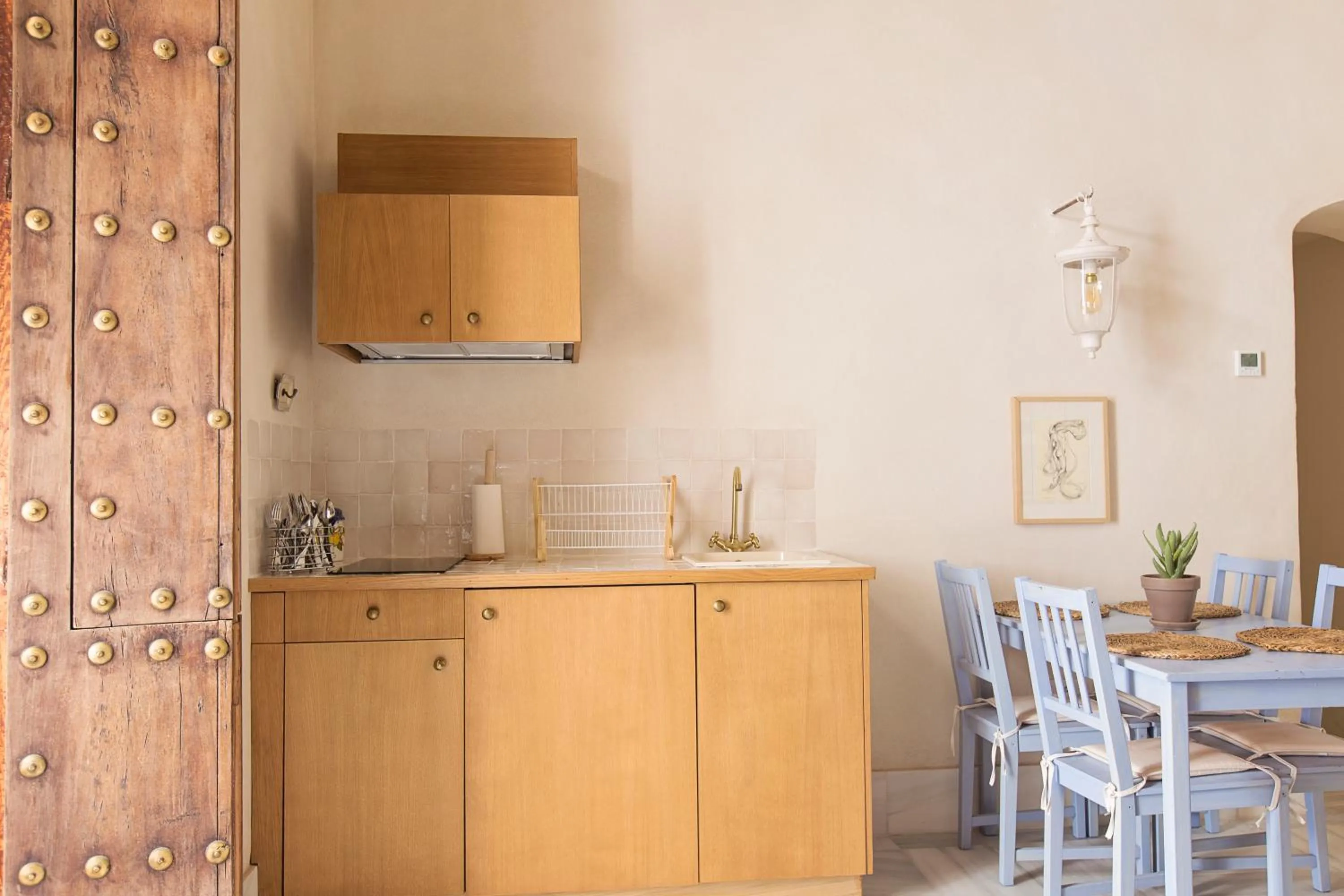 Kitchen or kitchenette in Hotel Casa de las Cuatro Torres