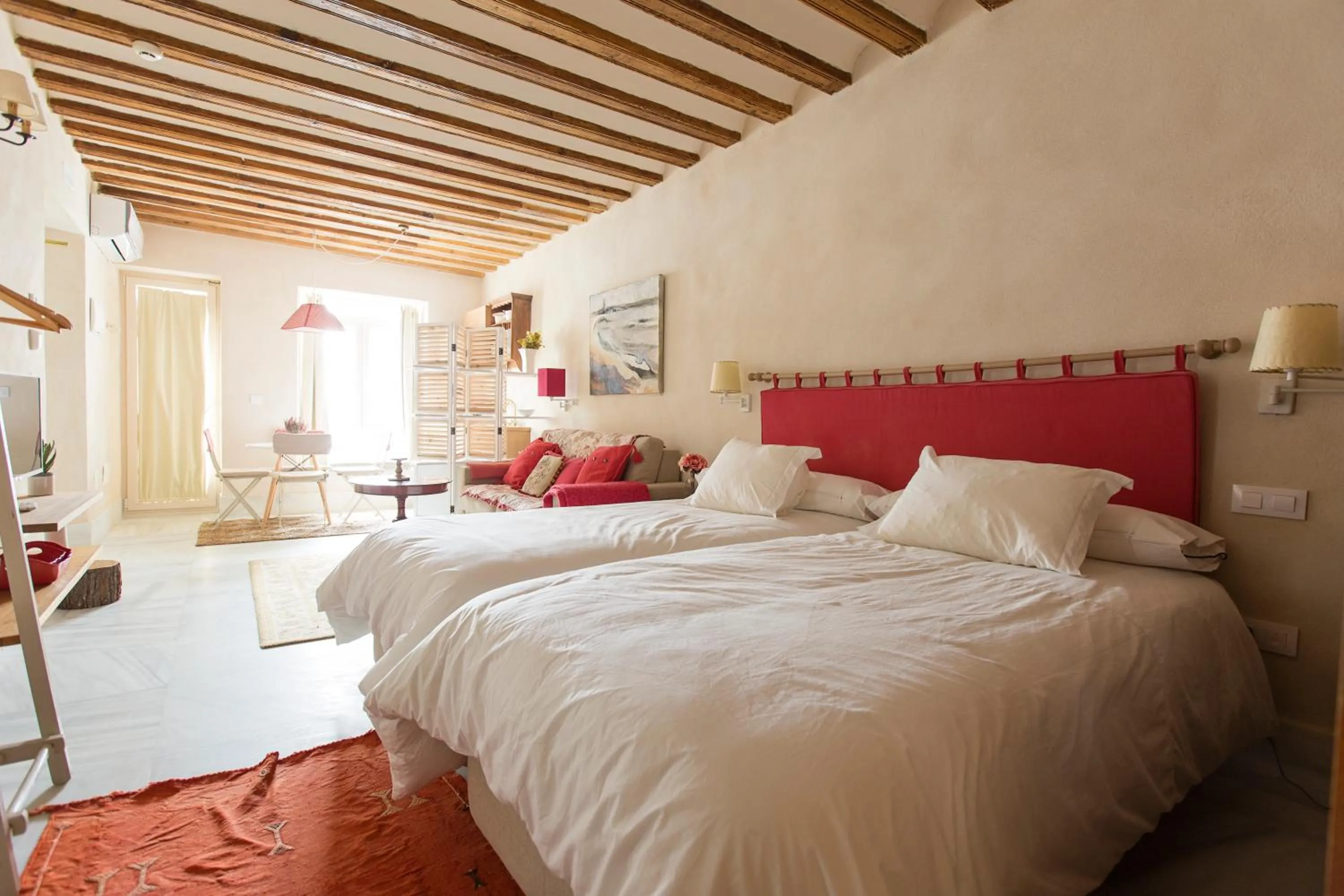 Bedroom, Bed in Hotel Casa de las Cuatro Torres