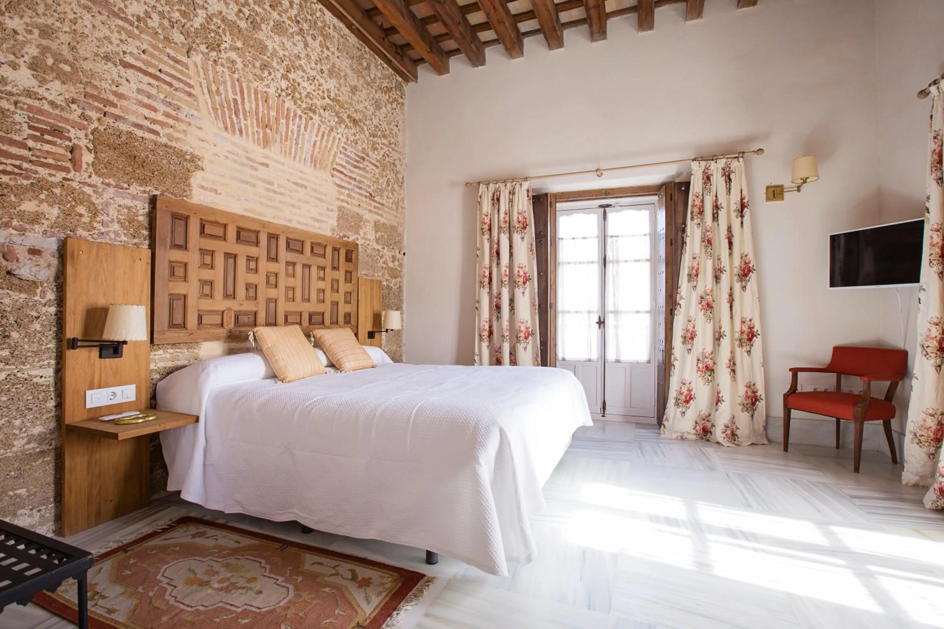 Bedroom, Bed in Hotel Casa de las Cuatro Torres