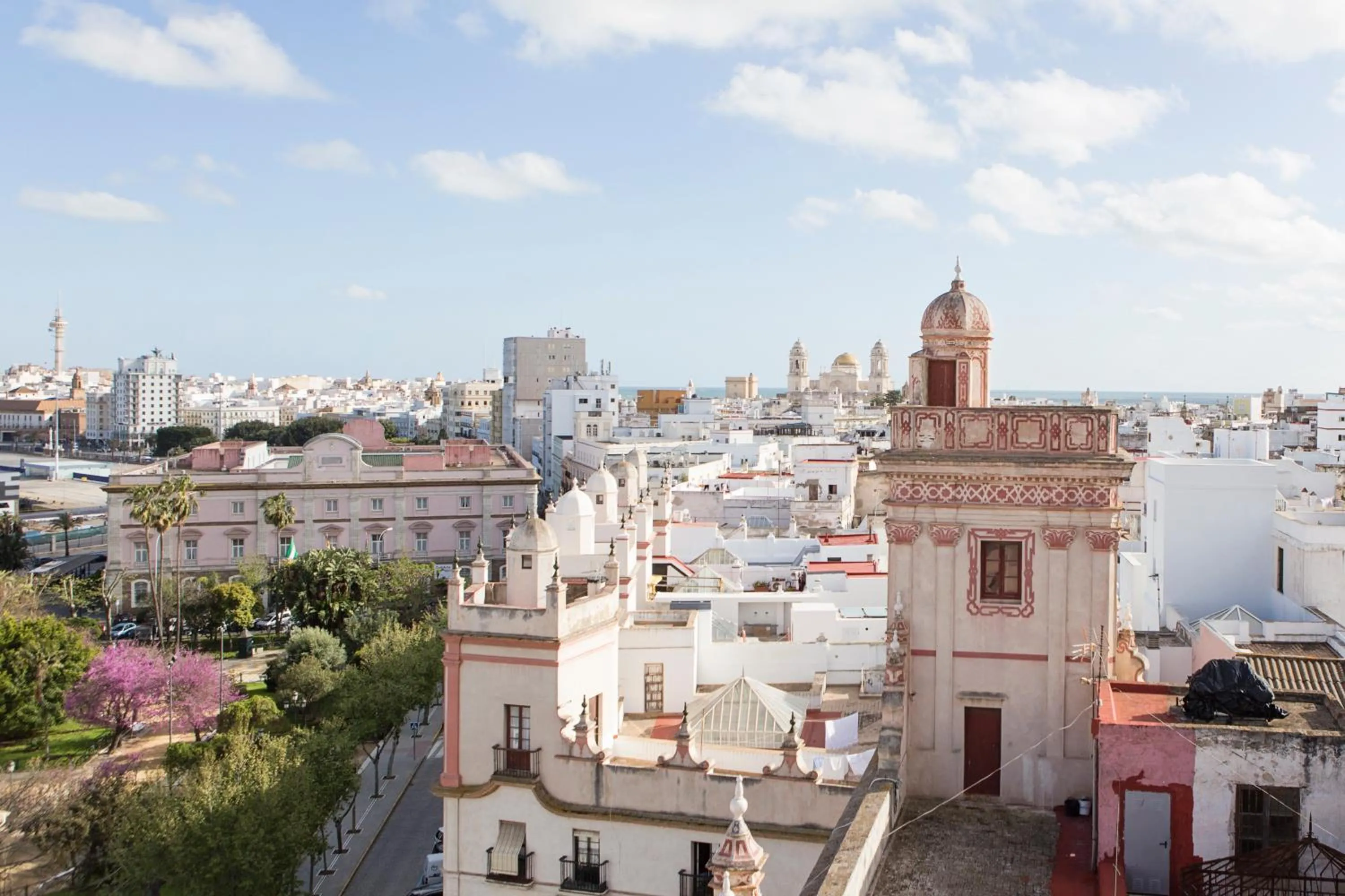 City view in Hotel Casa de las Cuatro Torres