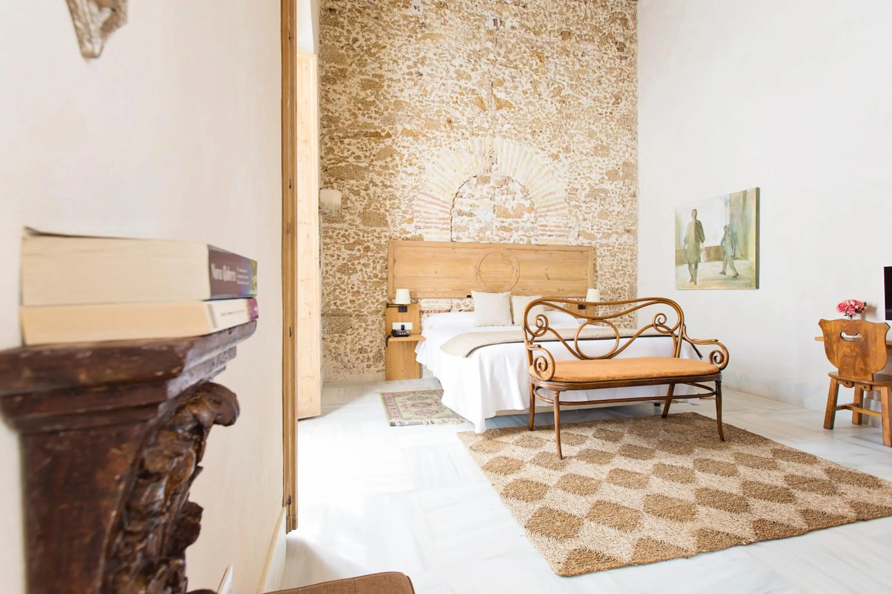 Bedroom, Bed in Hotel Casa de las Cuatro Torres