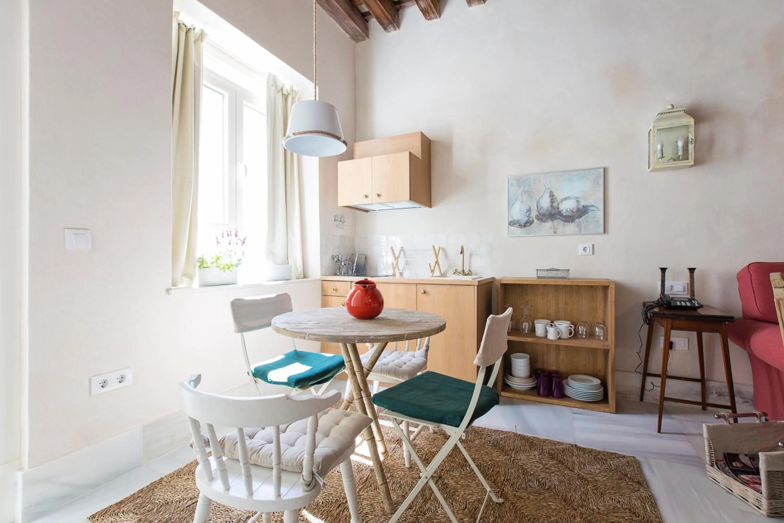 Kitchen or kitchenette in Hotel Casa de las Cuatro Torres