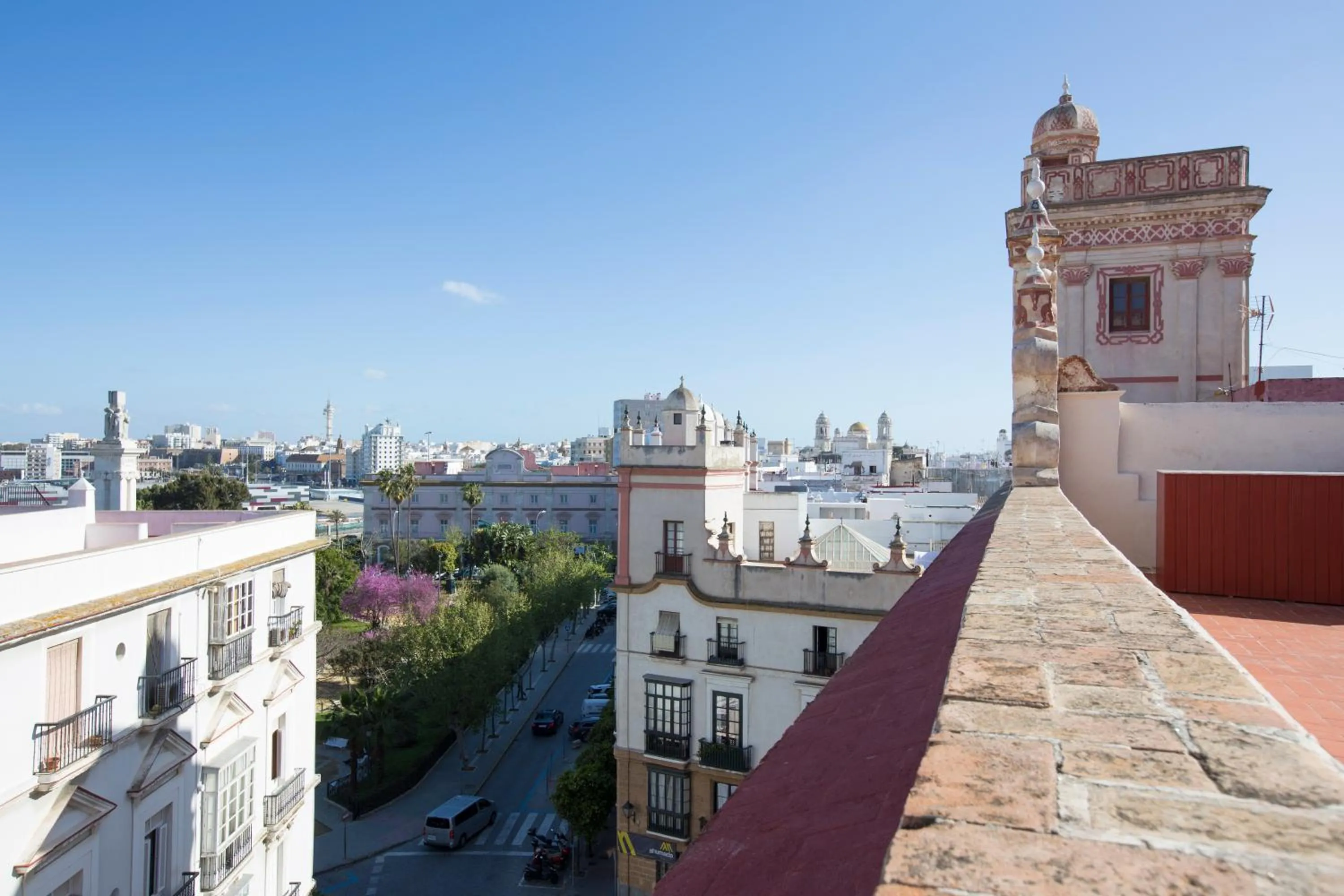 City view in Hotel Casa de las Cuatro Torres