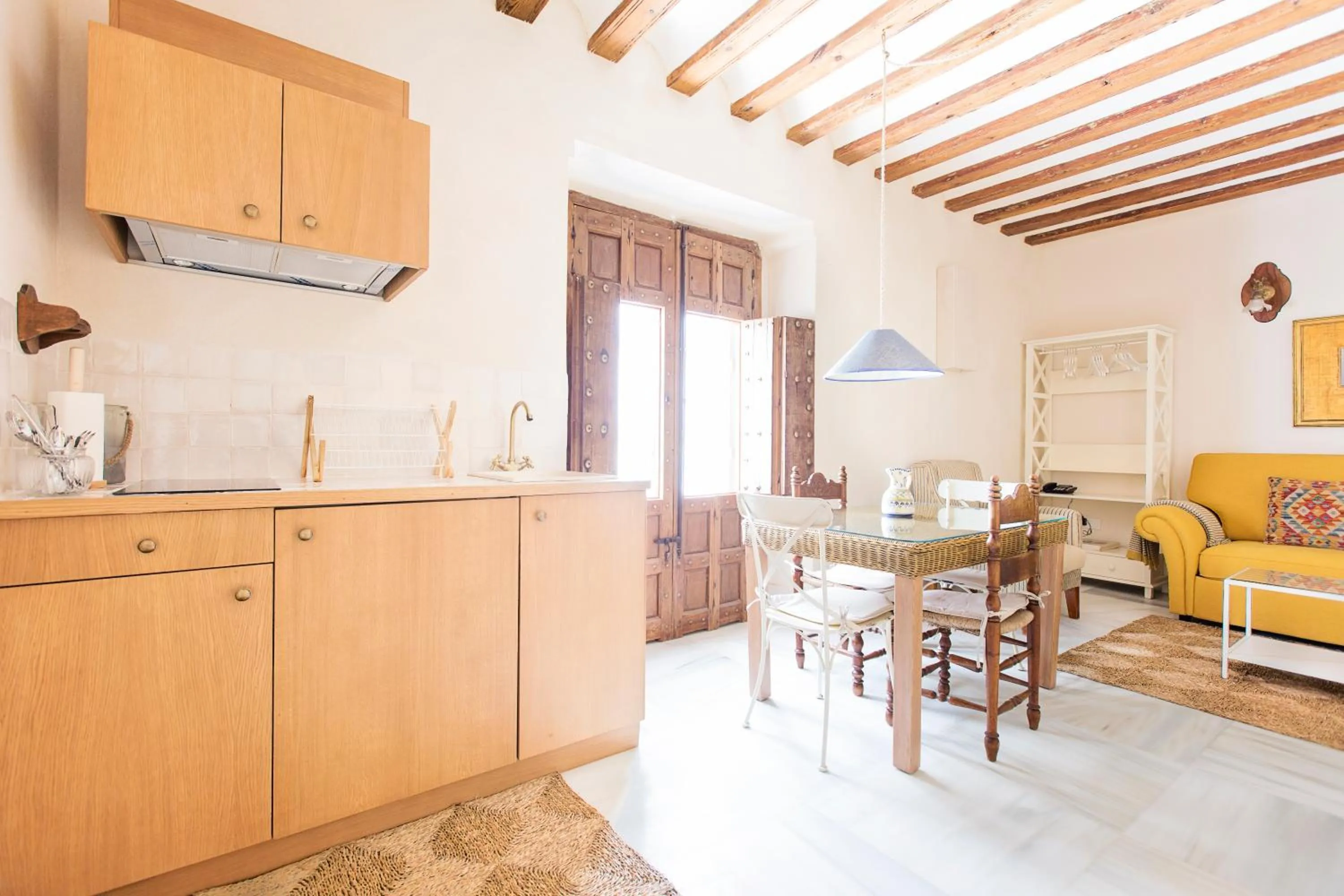 Kitchen or kitchenette in Hotel Casa de las Cuatro Torres