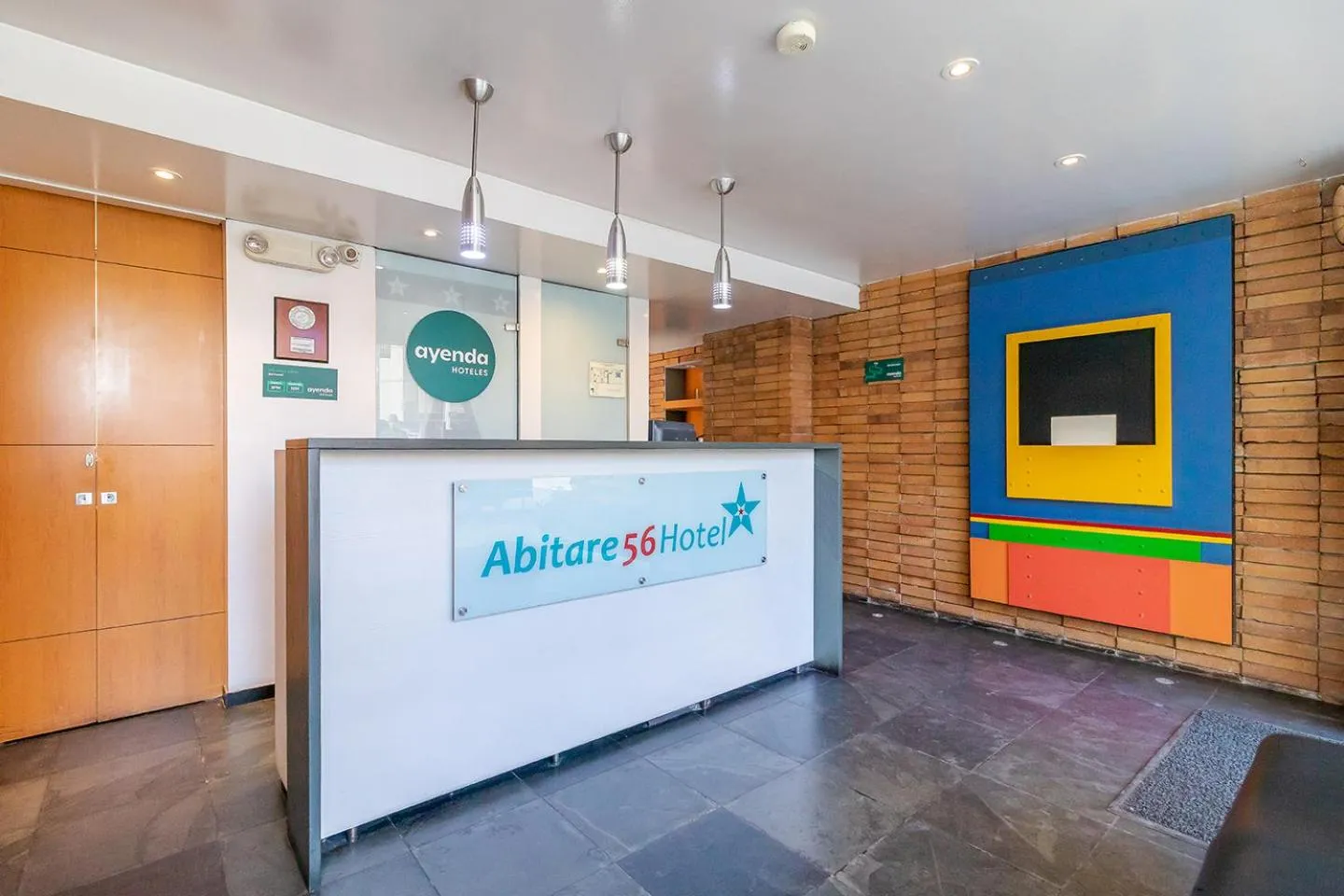 Lobby or reception in Hotel Abitare 56