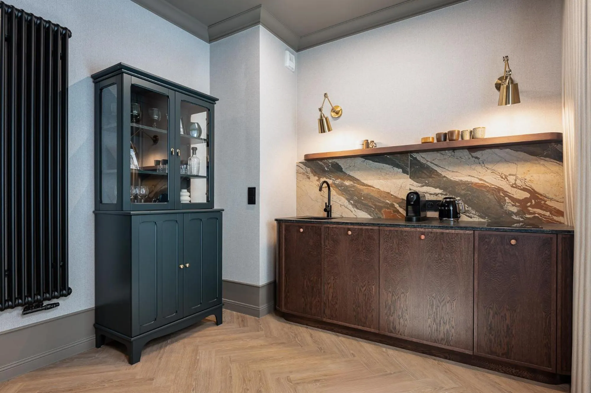 Kitchen or kitchenette in Lavoo Boutique Apartments