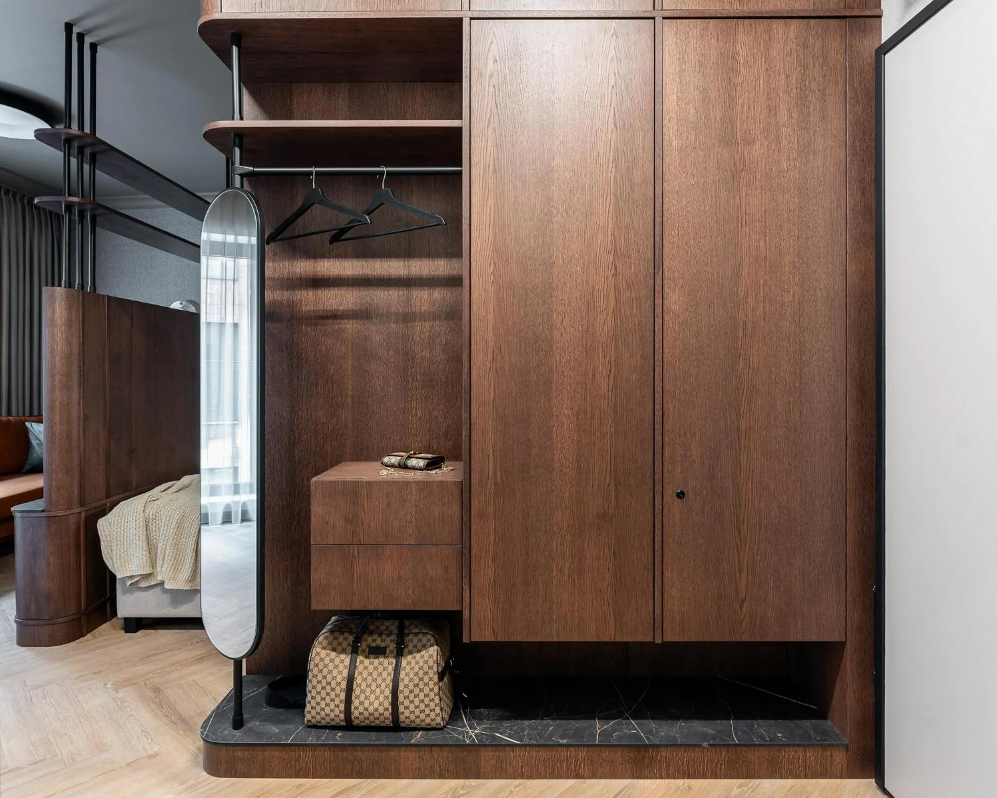 wardrobe in Lavoo Boutique Apartments