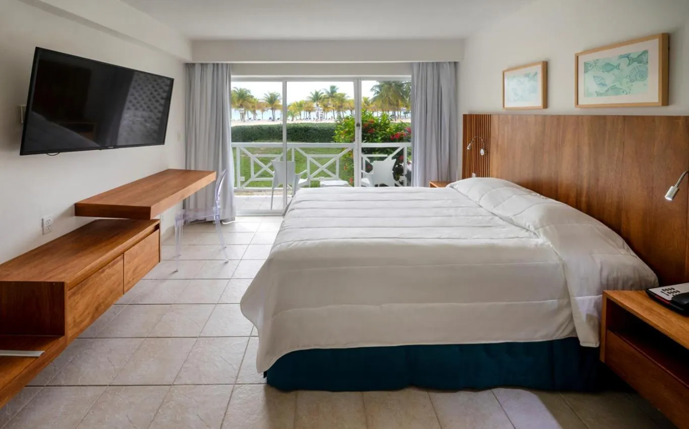 Bedroom, Bed in Viva Fortuna Beach by Wyndham, A Trademark All Inclusive
