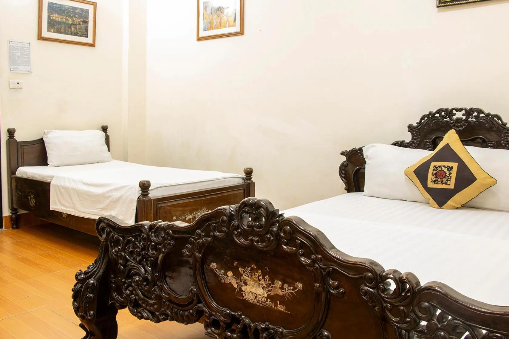 Bed in Hanoi Marriotte Hotel