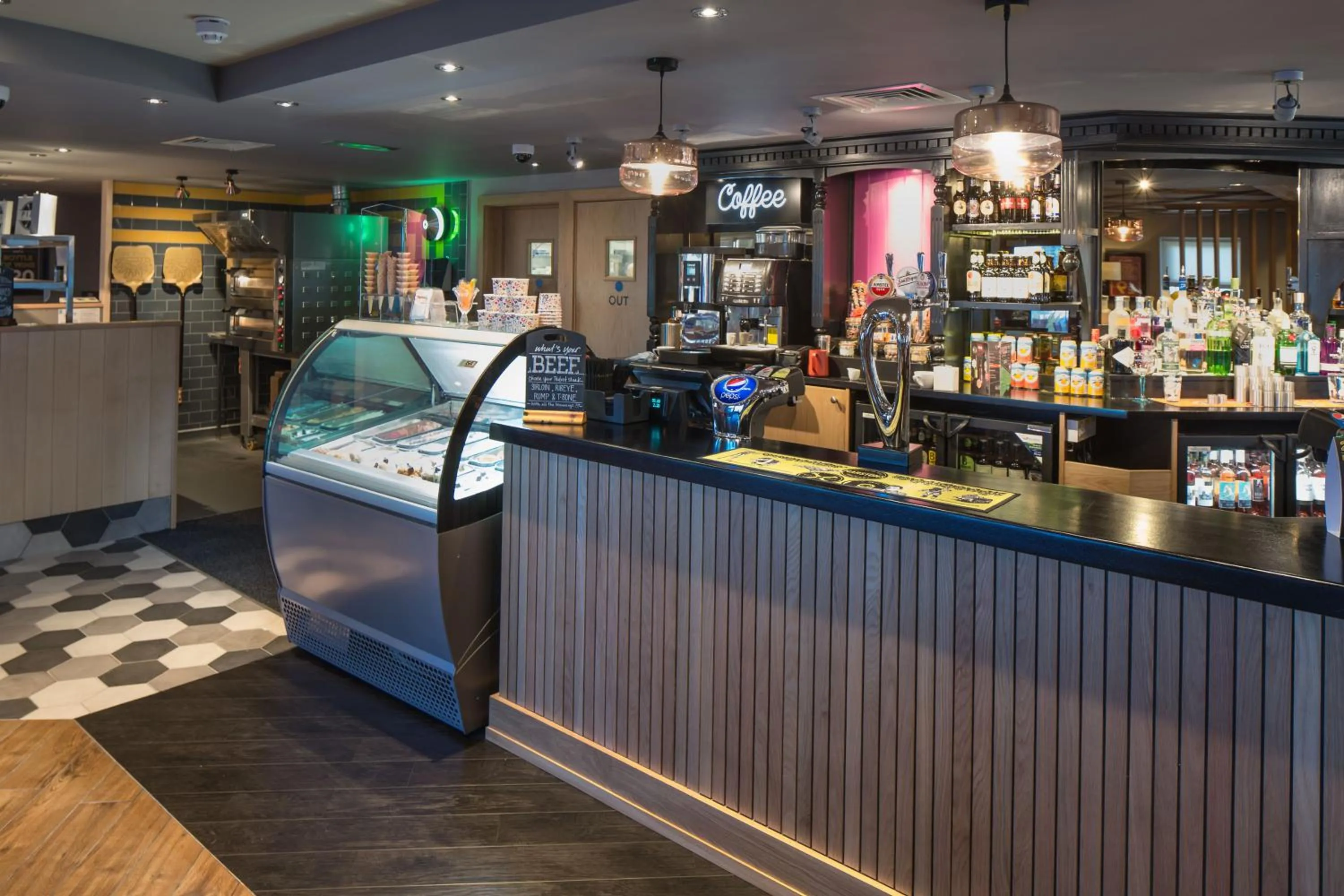 Facade/entrance in The Raven’s Cliff Lodge by Marston's Inns