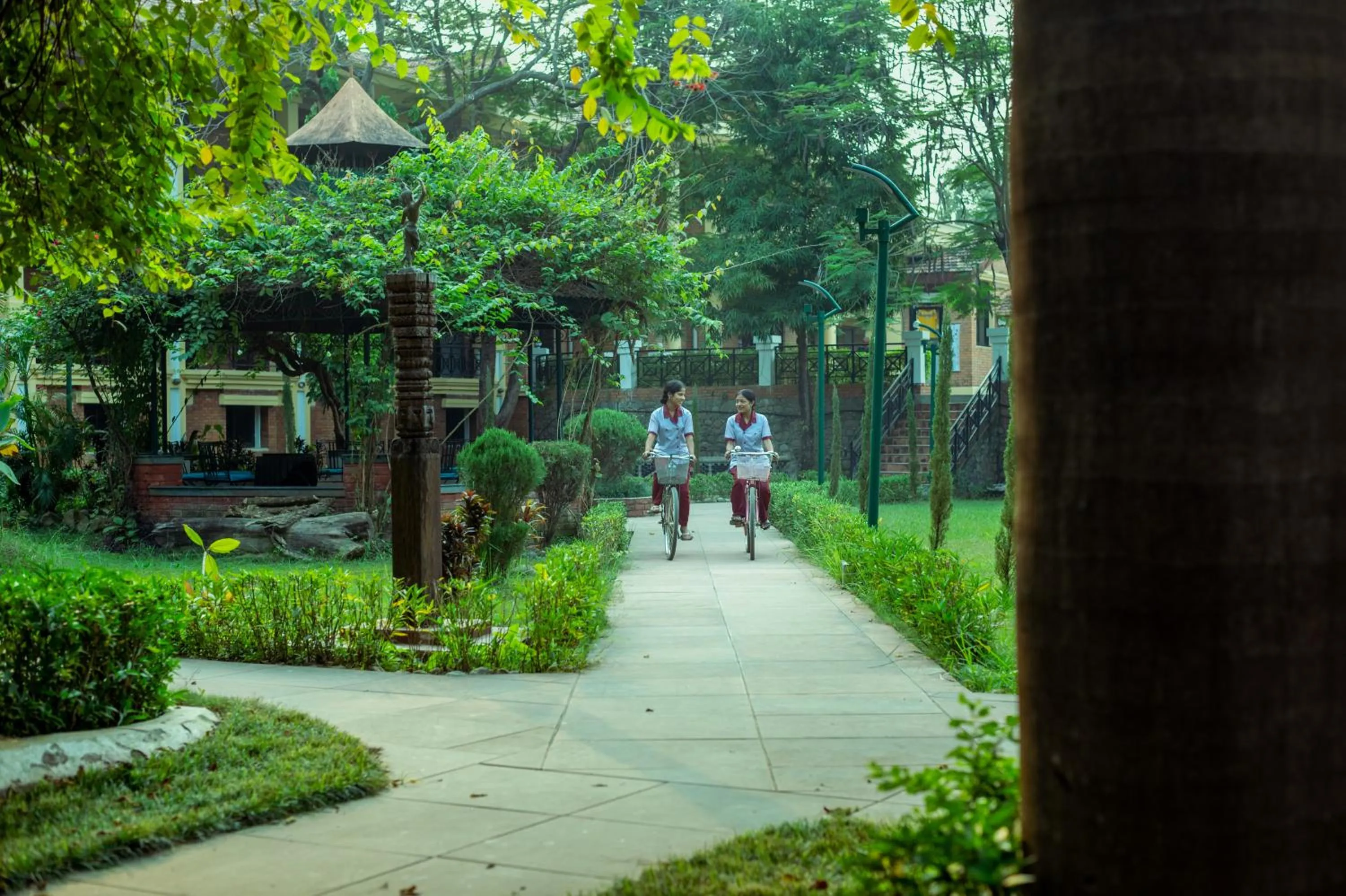 Cycling in Buddha Maya Garden by KGH Group