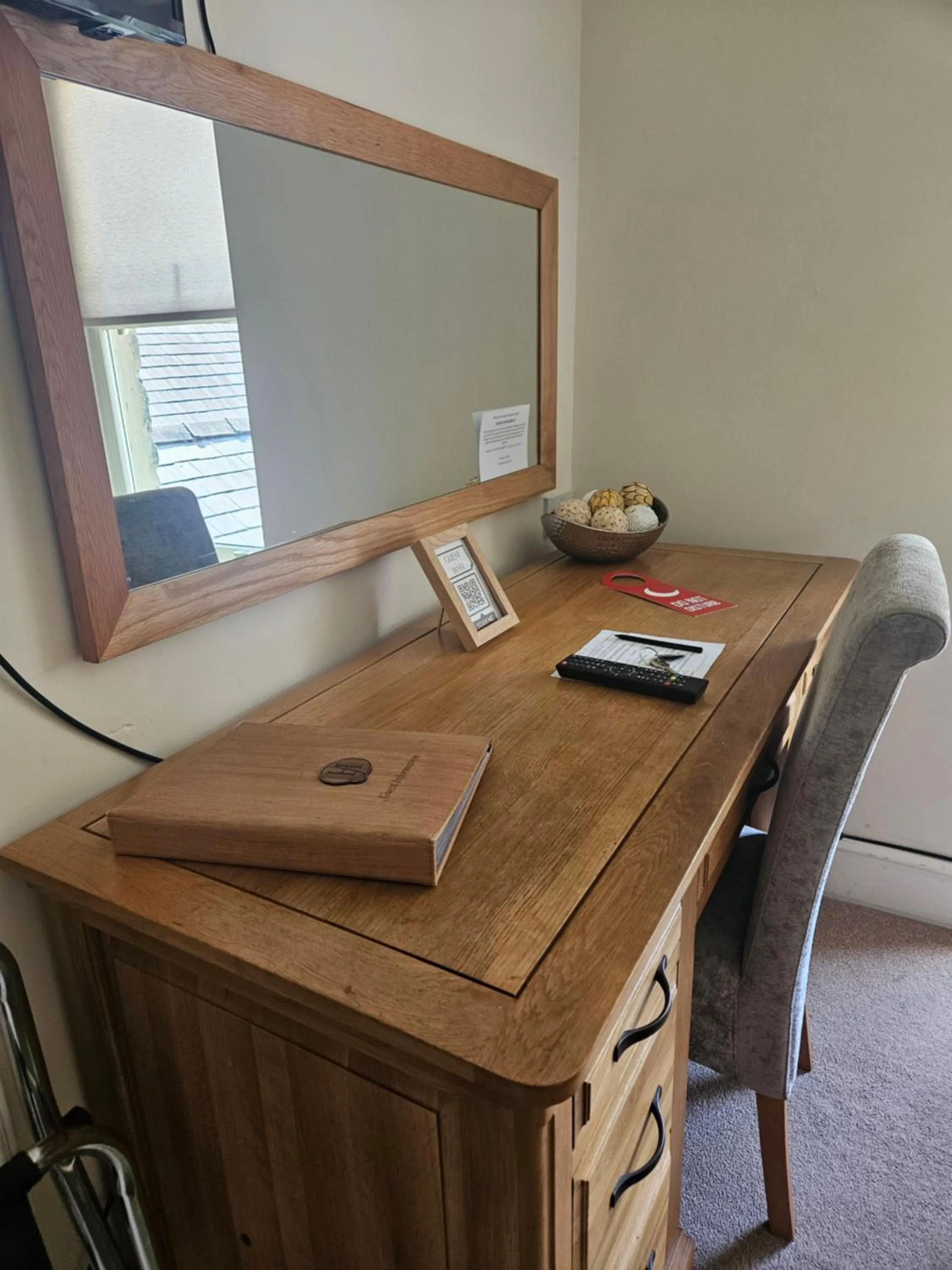 Seating area in Hafan Artro