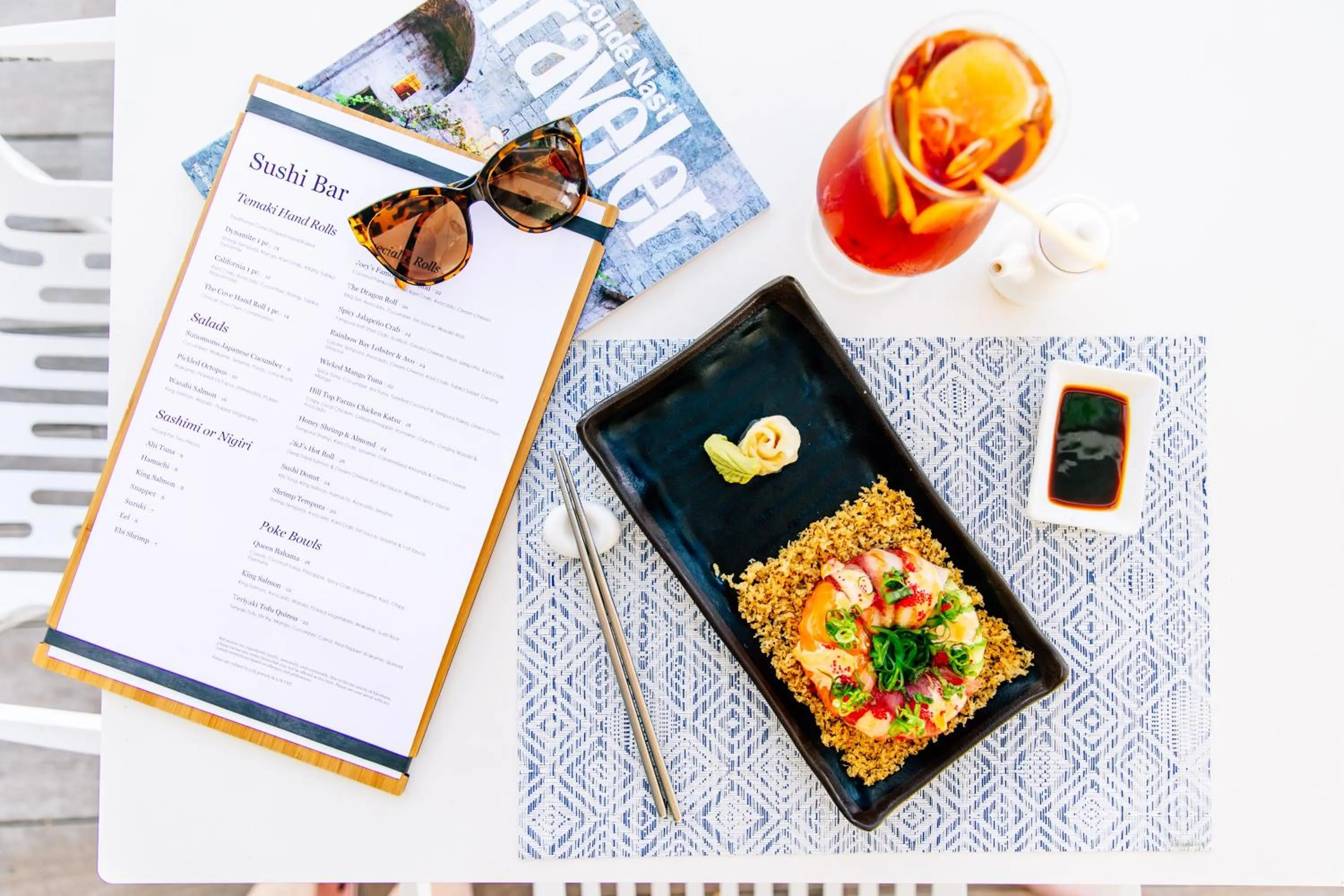 Food close-up in The Cove Eleuthera