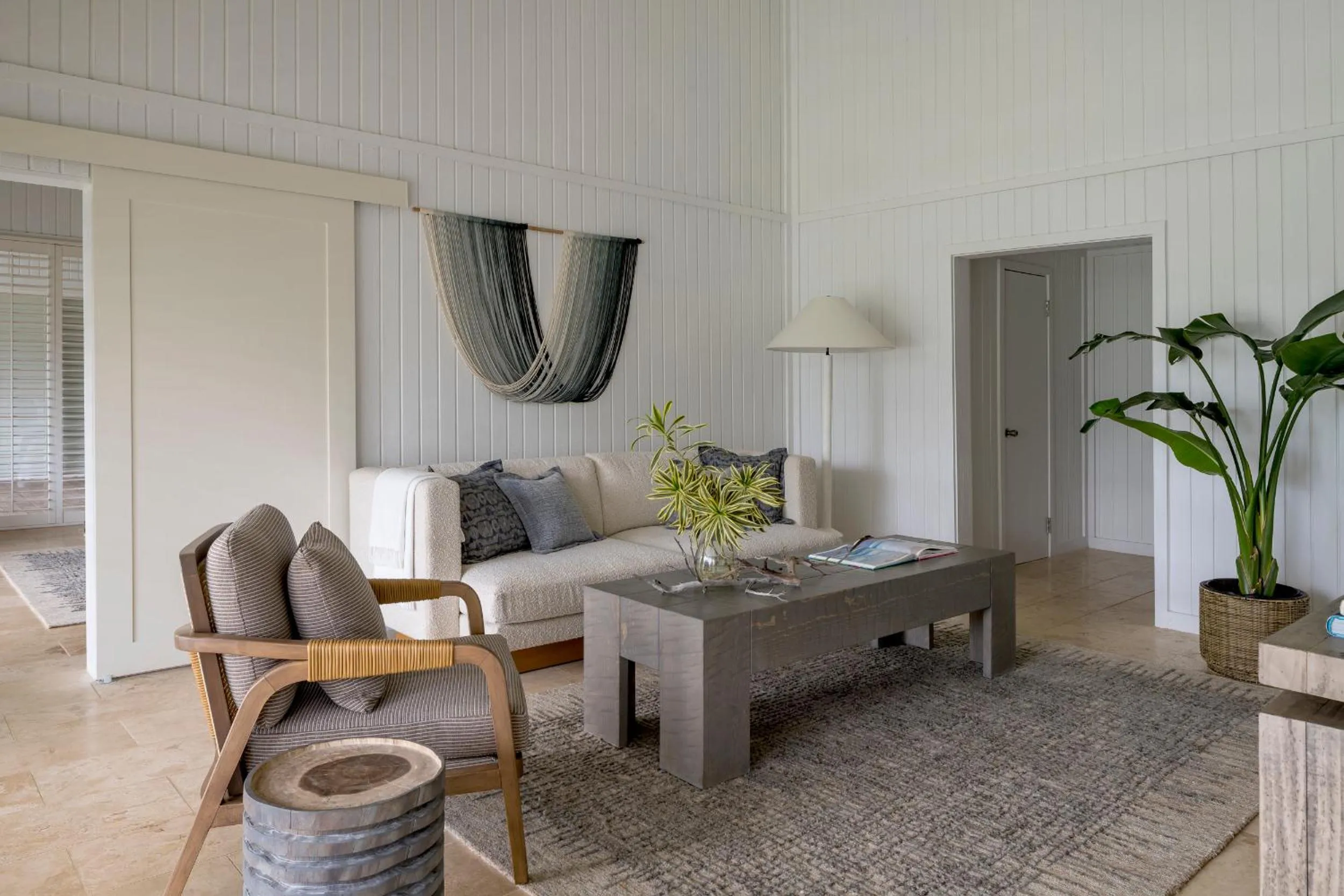 Living room in The Cove Eleuthera