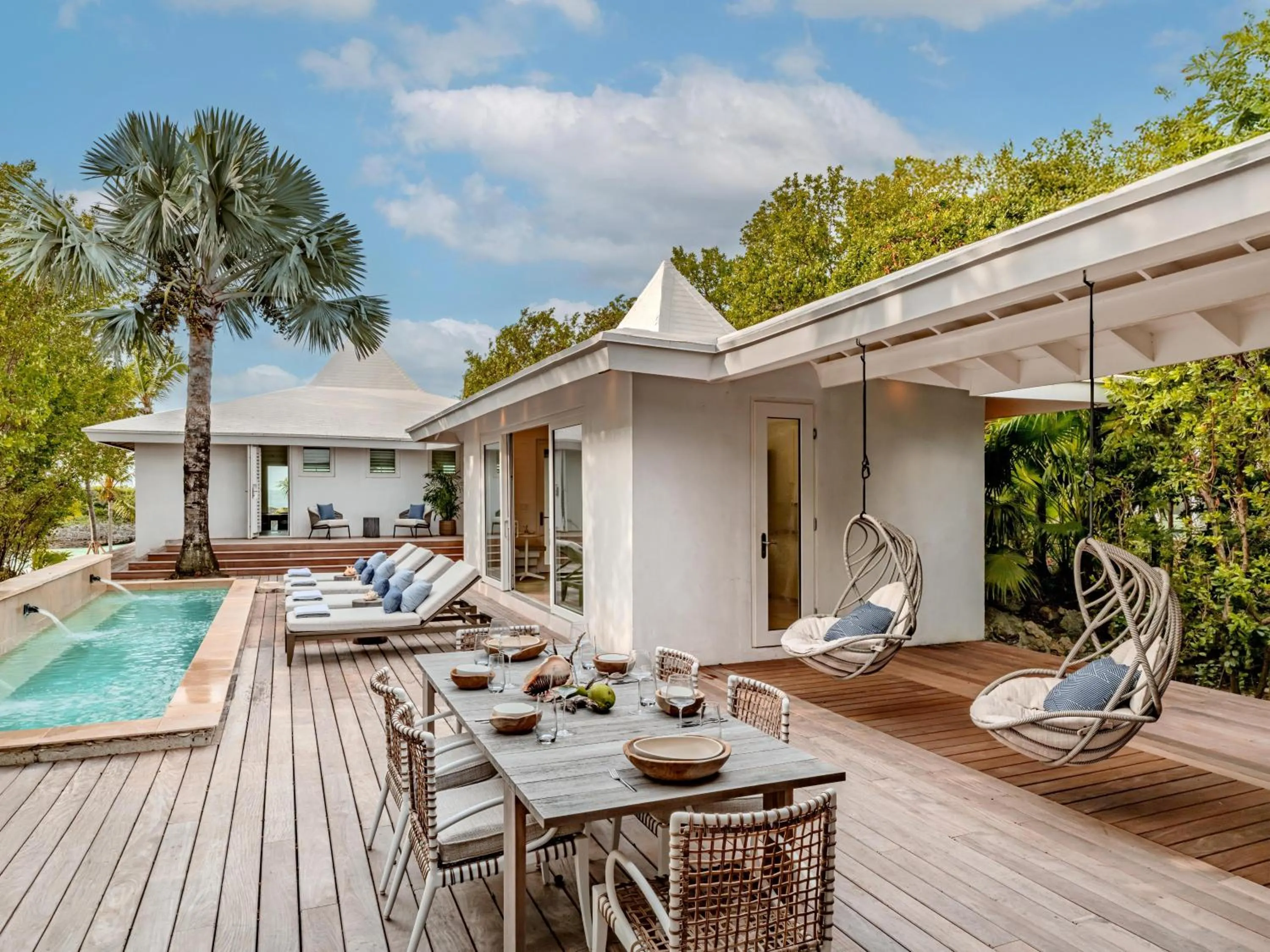Pool view in The Cove Eleuthera