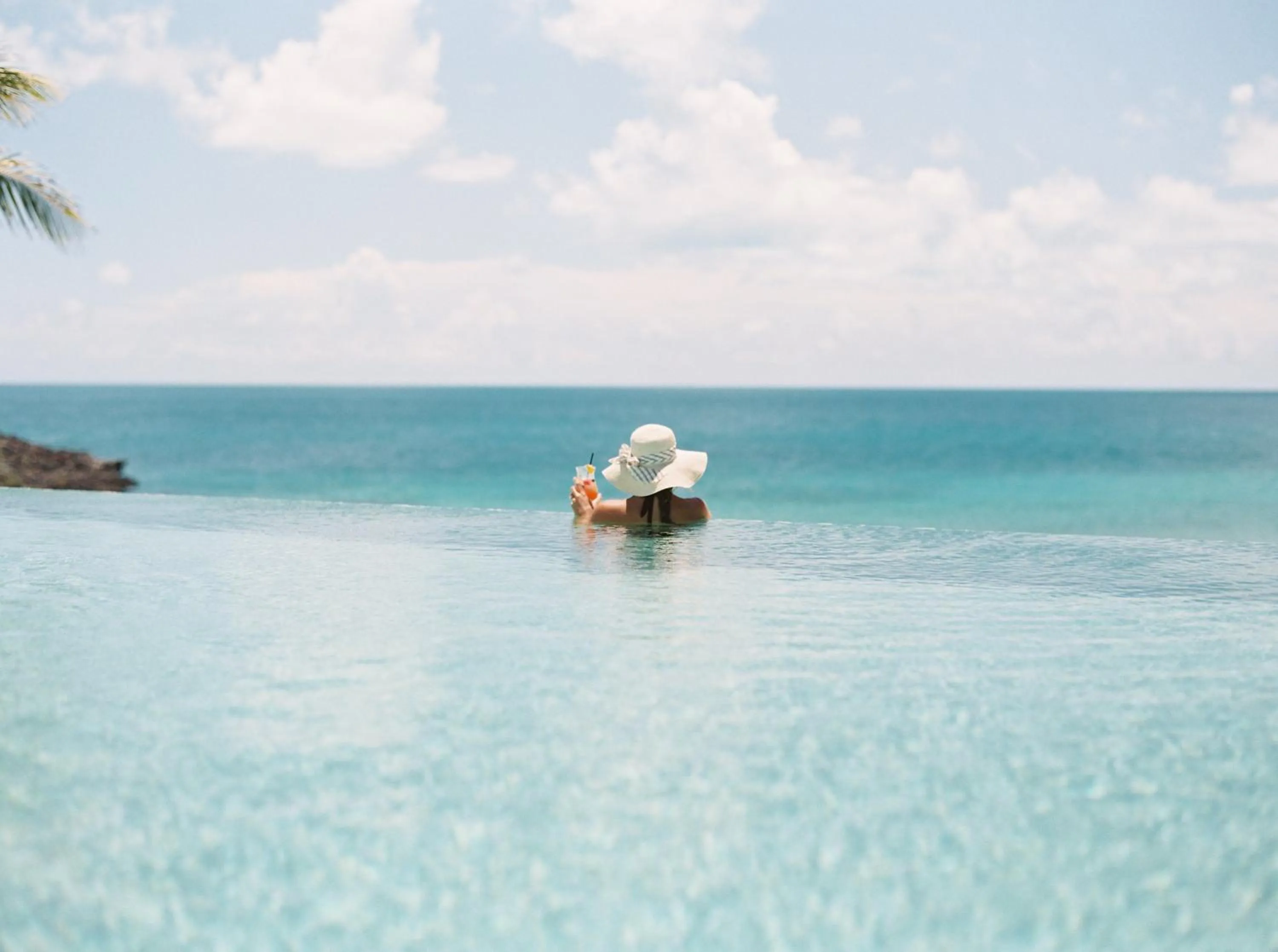 Pool view in The Cove Eleuthera