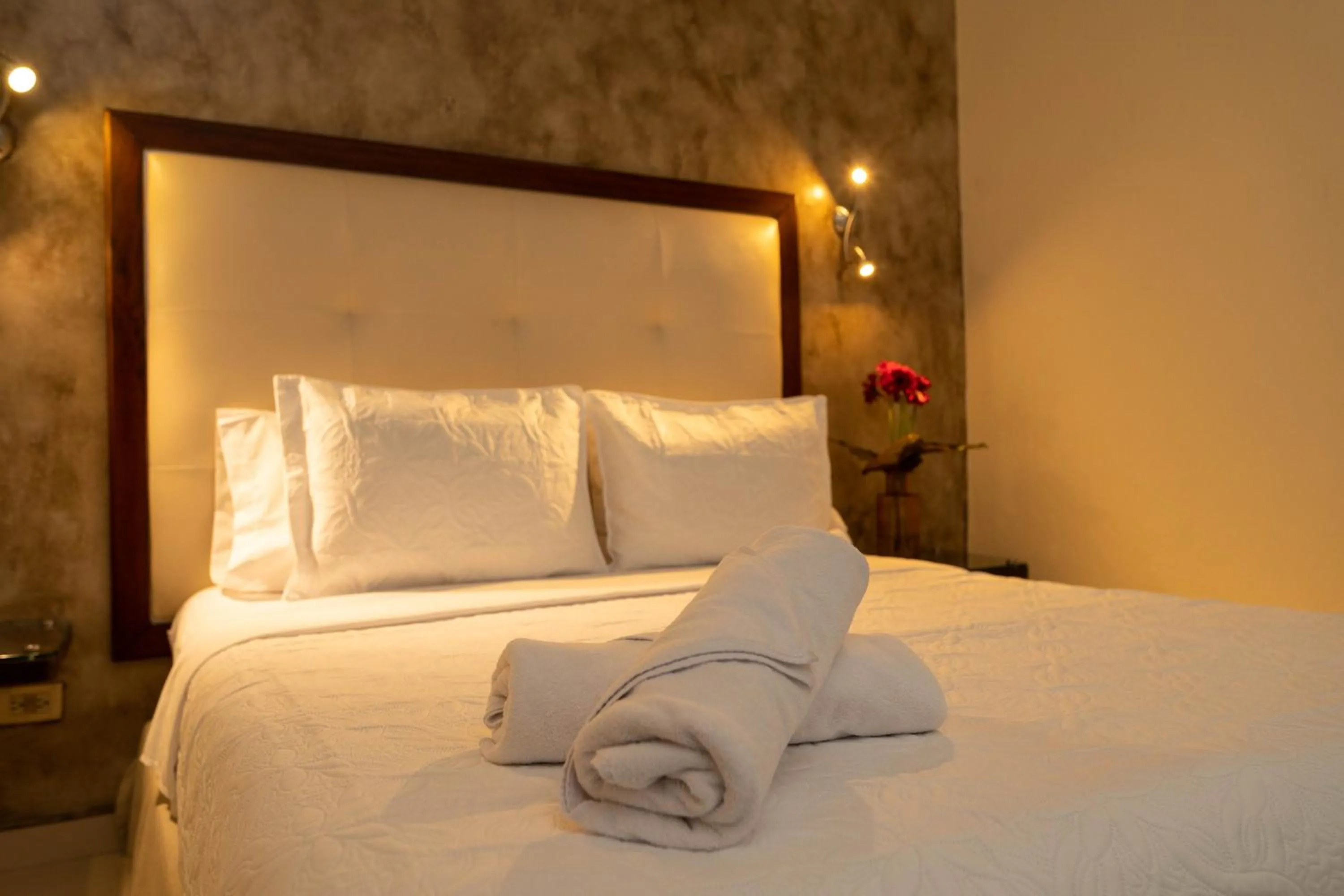 Bed in Hotel Virrey Cartagena