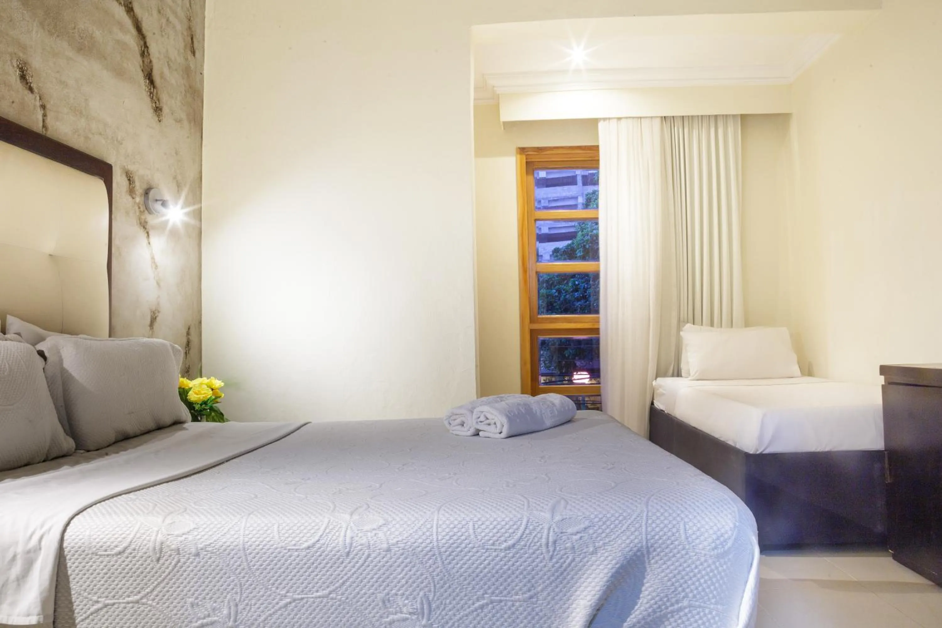 Bed in Hotel Virrey Cartagena