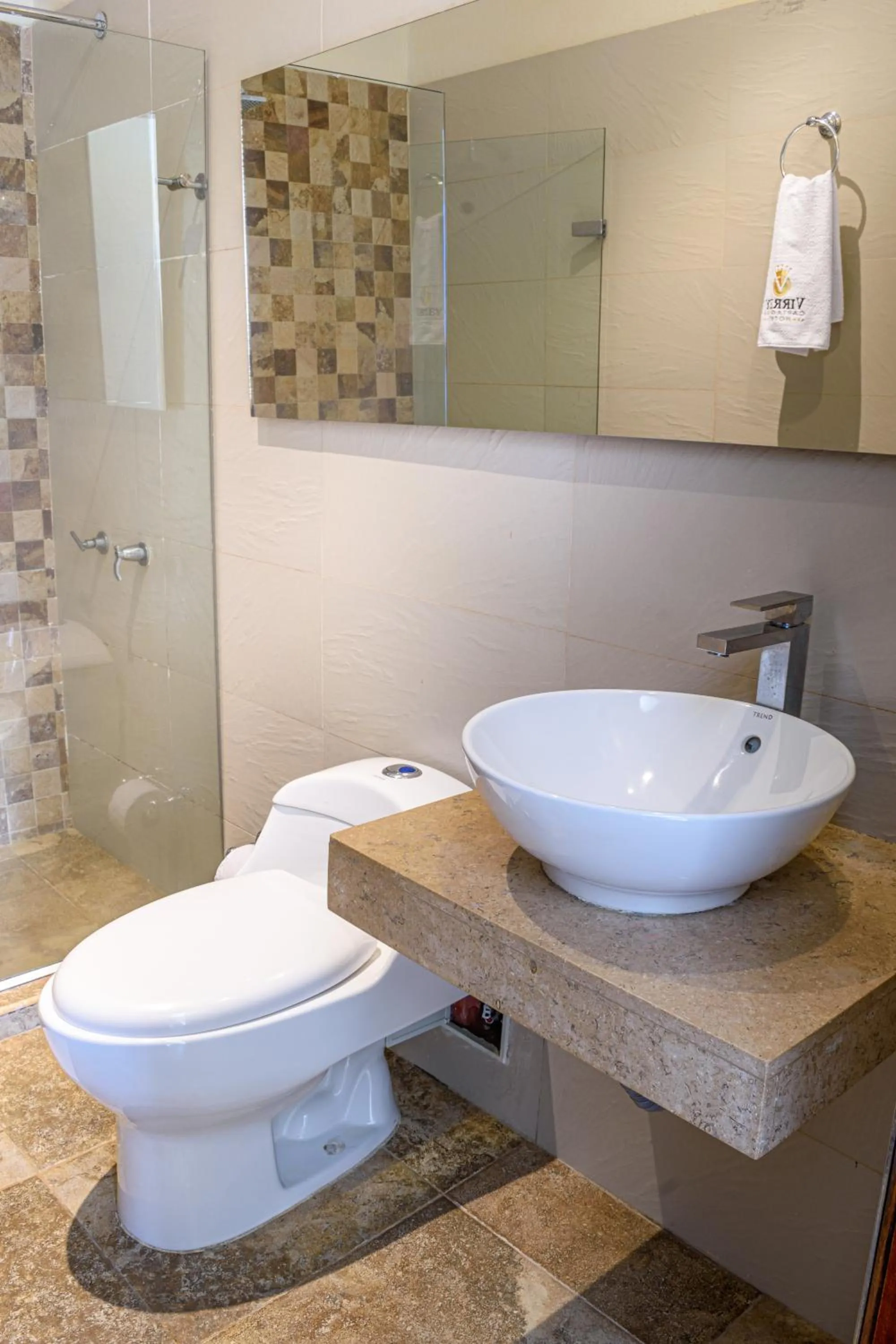 Shower in Hotel Virrey Cartagena