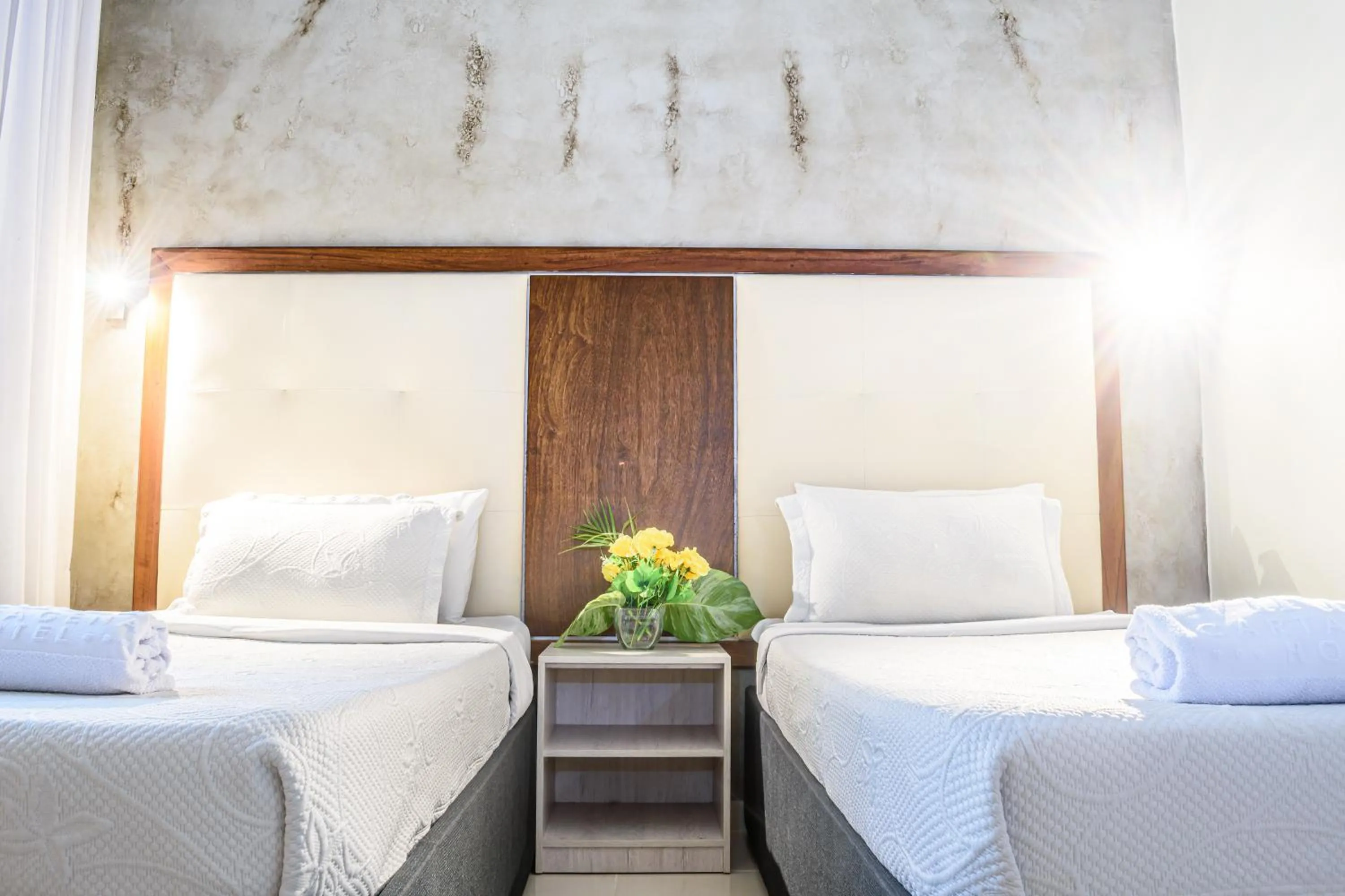 Bed in Hotel Virrey Cartagena