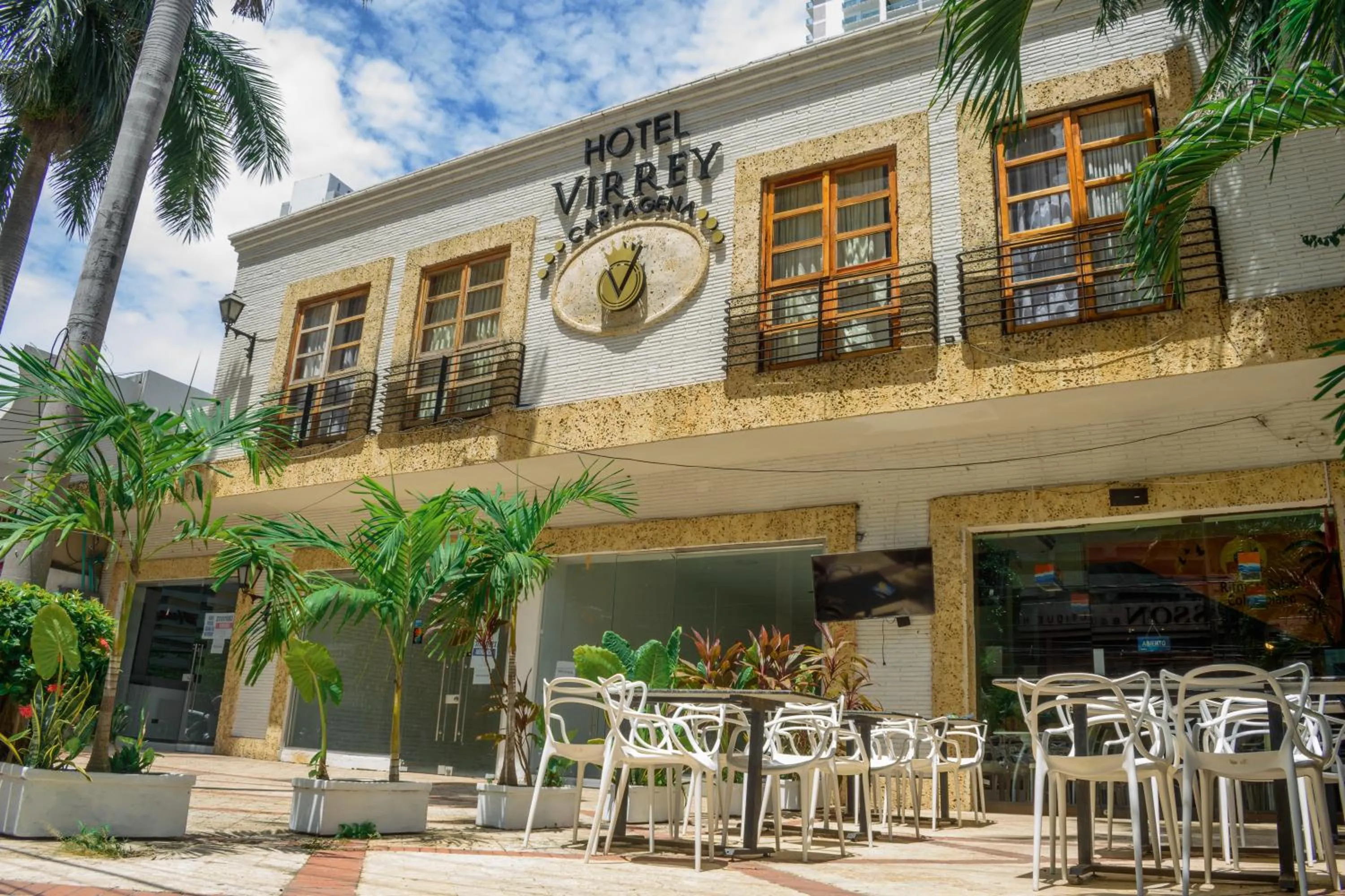 Property building in Hotel Virrey Cartagena
