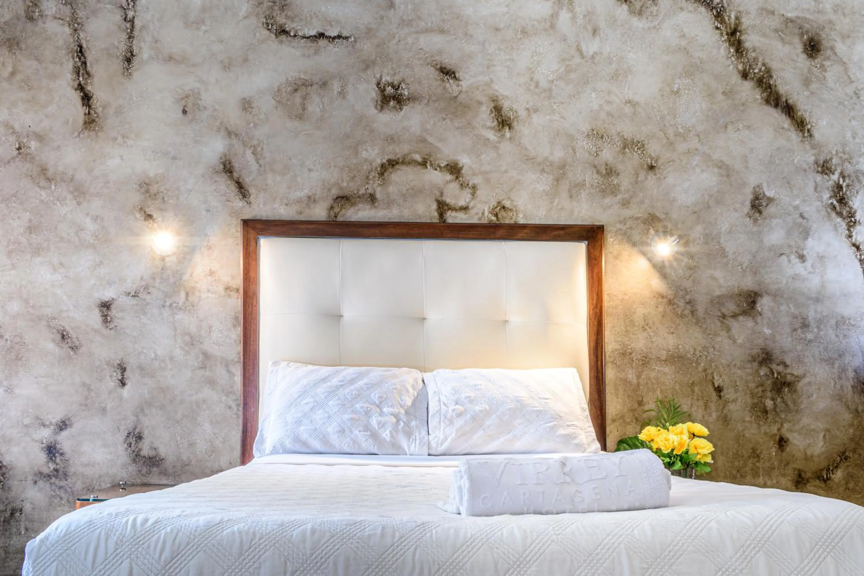 Bed in Hotel Virrey Cartagena