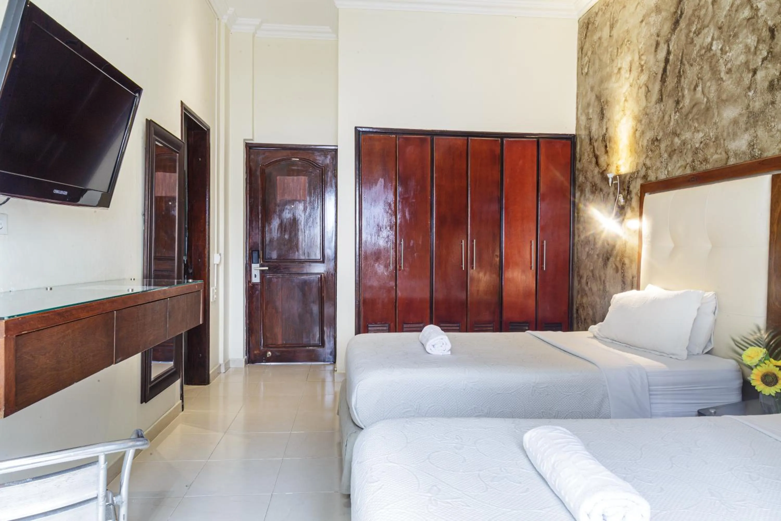 Bed in Hotel Virrey Cartagena