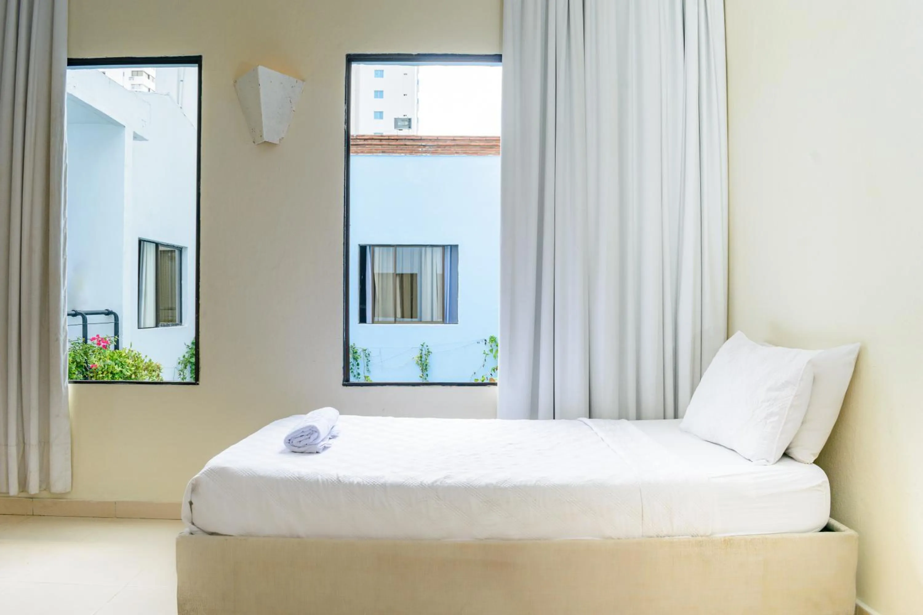 Bed in Hotel Virrey Cartagena