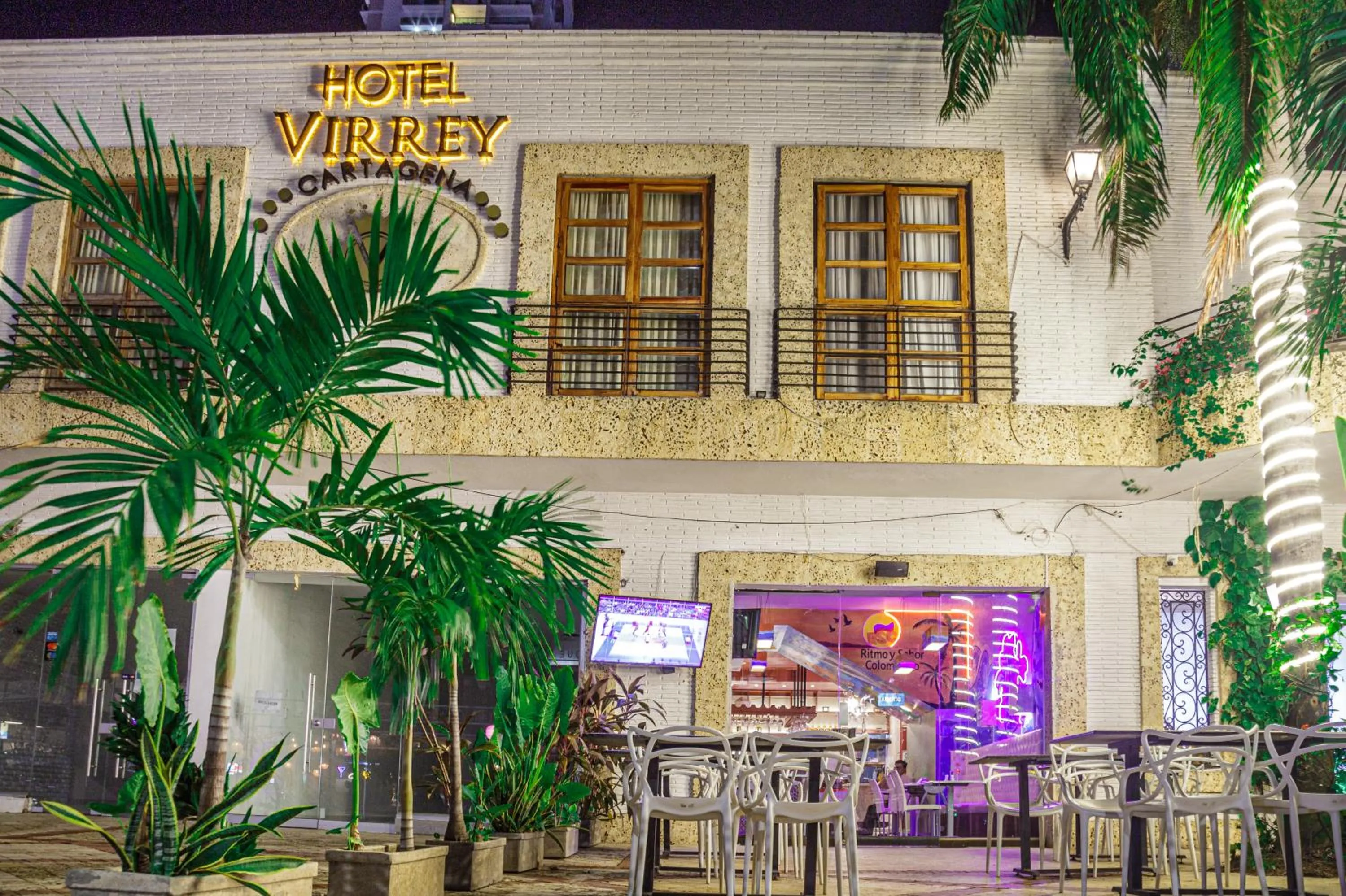Property building in Hotel Virrey Cartagena